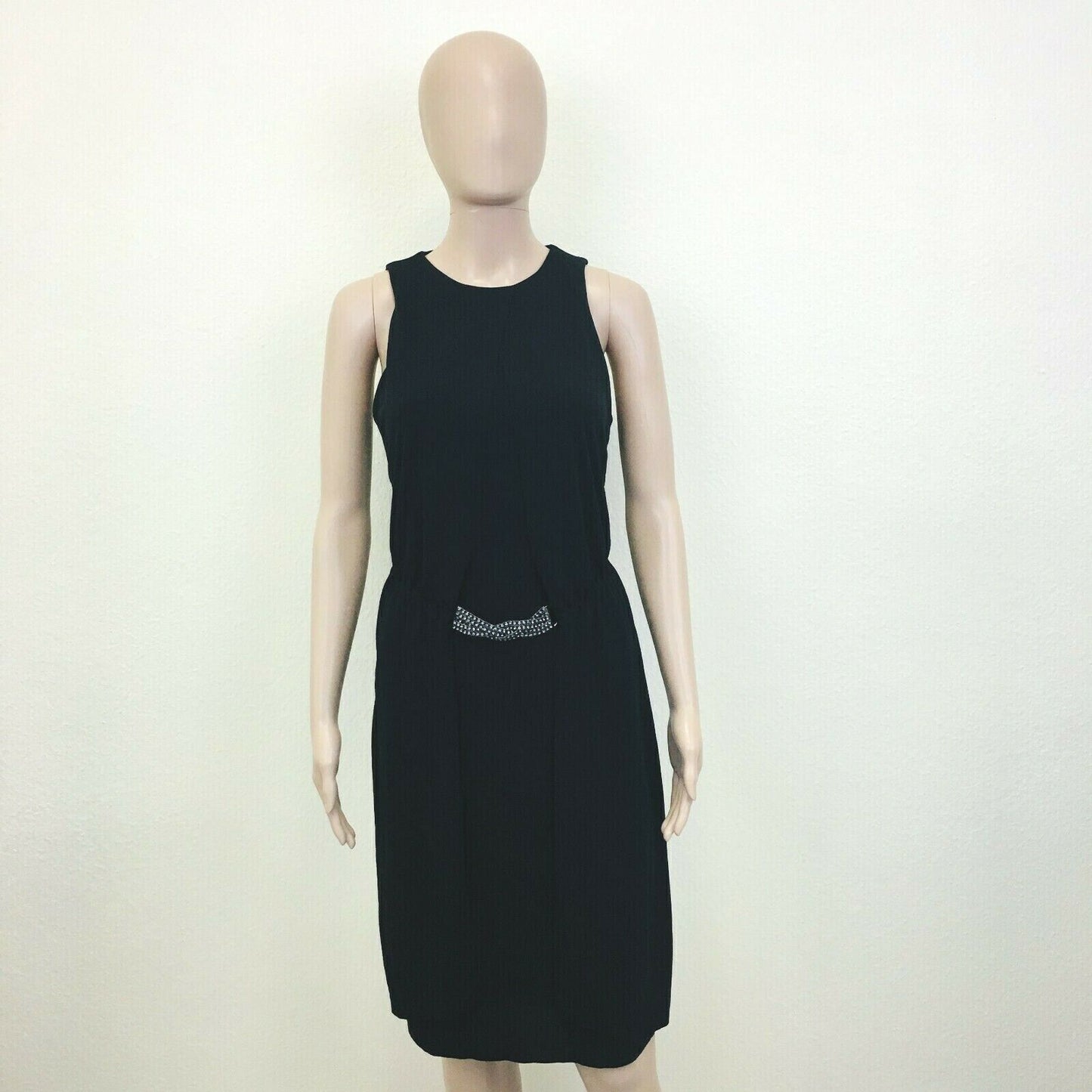 ZARA Black Sleeveless Evening Dress Size M