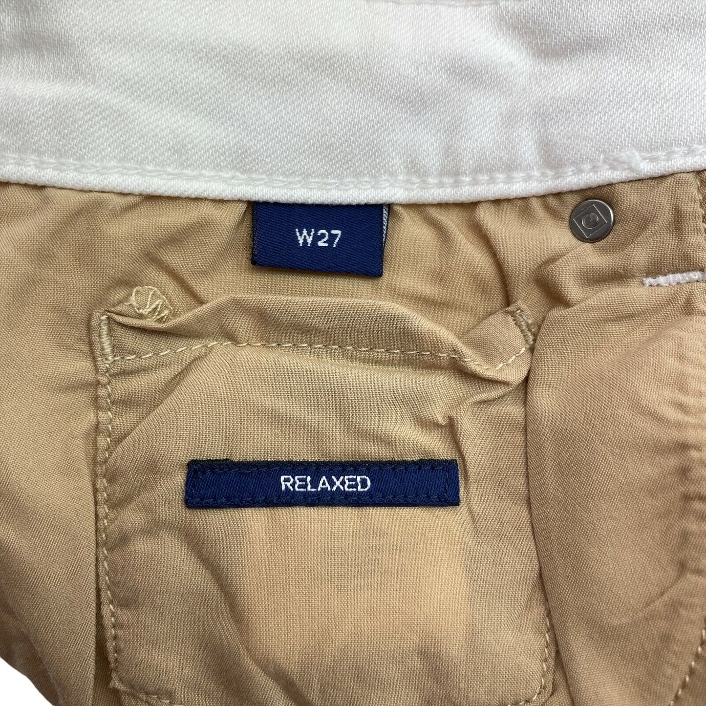 GANT – Lockere Shorts aus weißem Denim, Größe W27