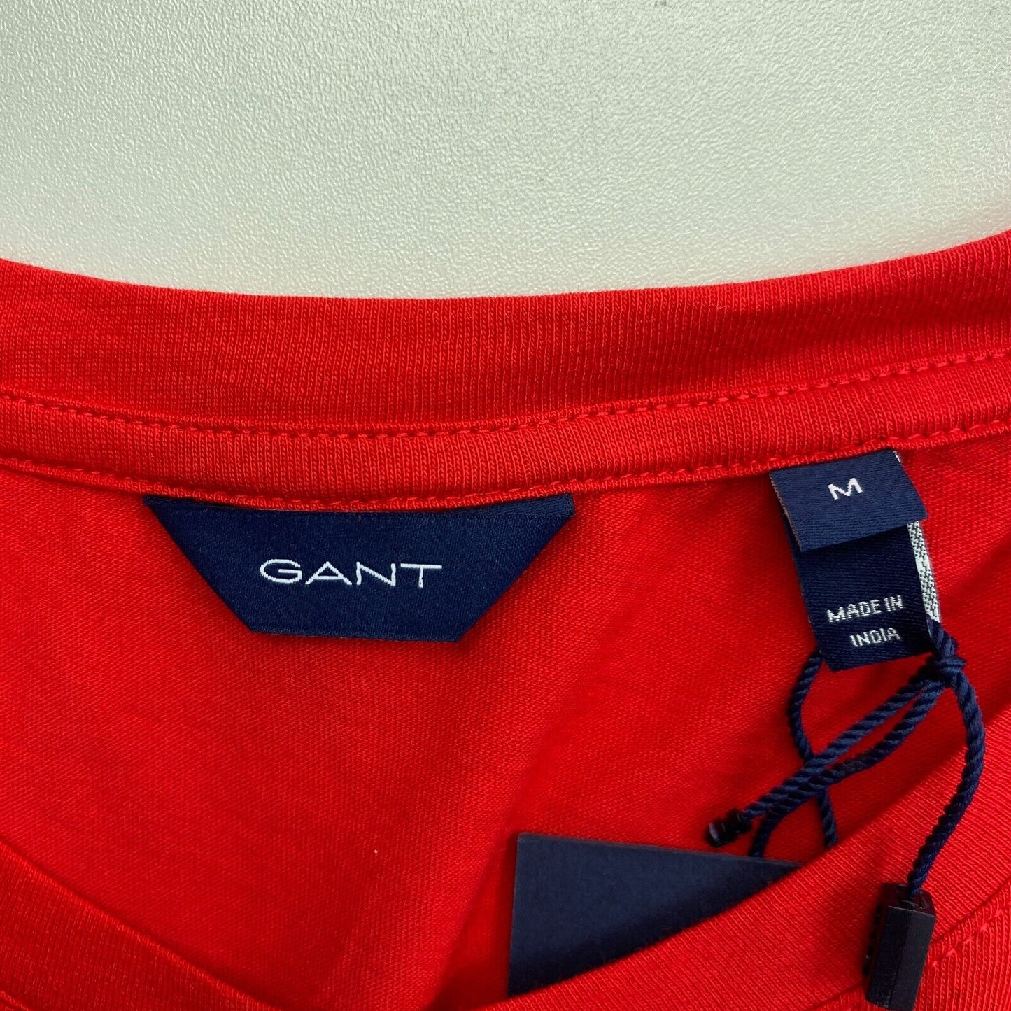 GANT Red Original Crew Neck T Shirt Size M