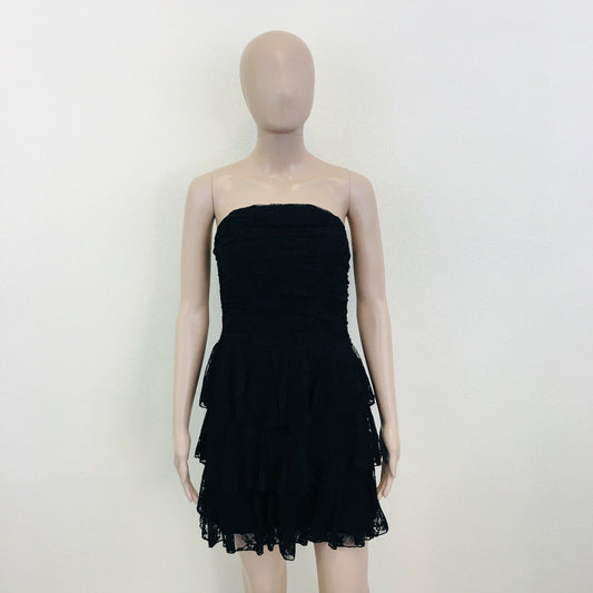 Jennyfer Black Short Sleeveless Evening Dress Size M