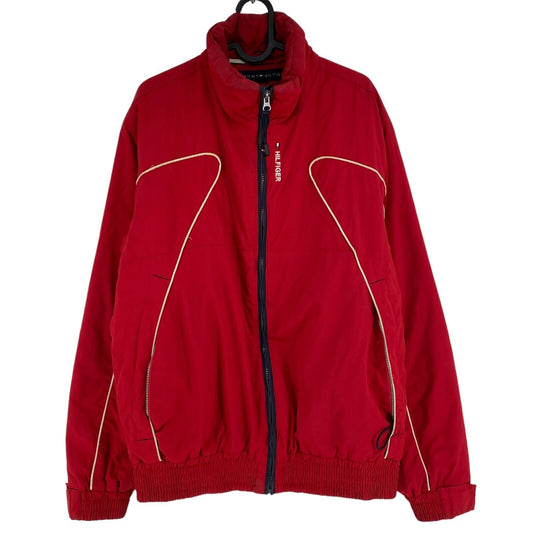 TOMMY HILFIGER Rétro Veste Rouge Manteau Taille M