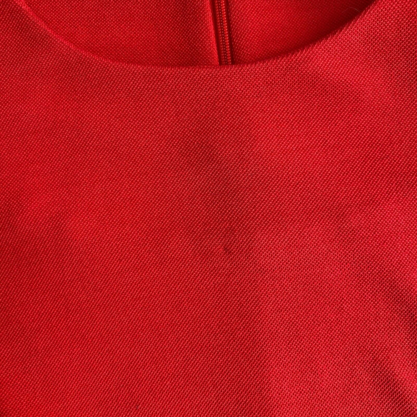 GANT Red Jersey Pique Crew Neck Dress Size EU 34 UK 6 US 4