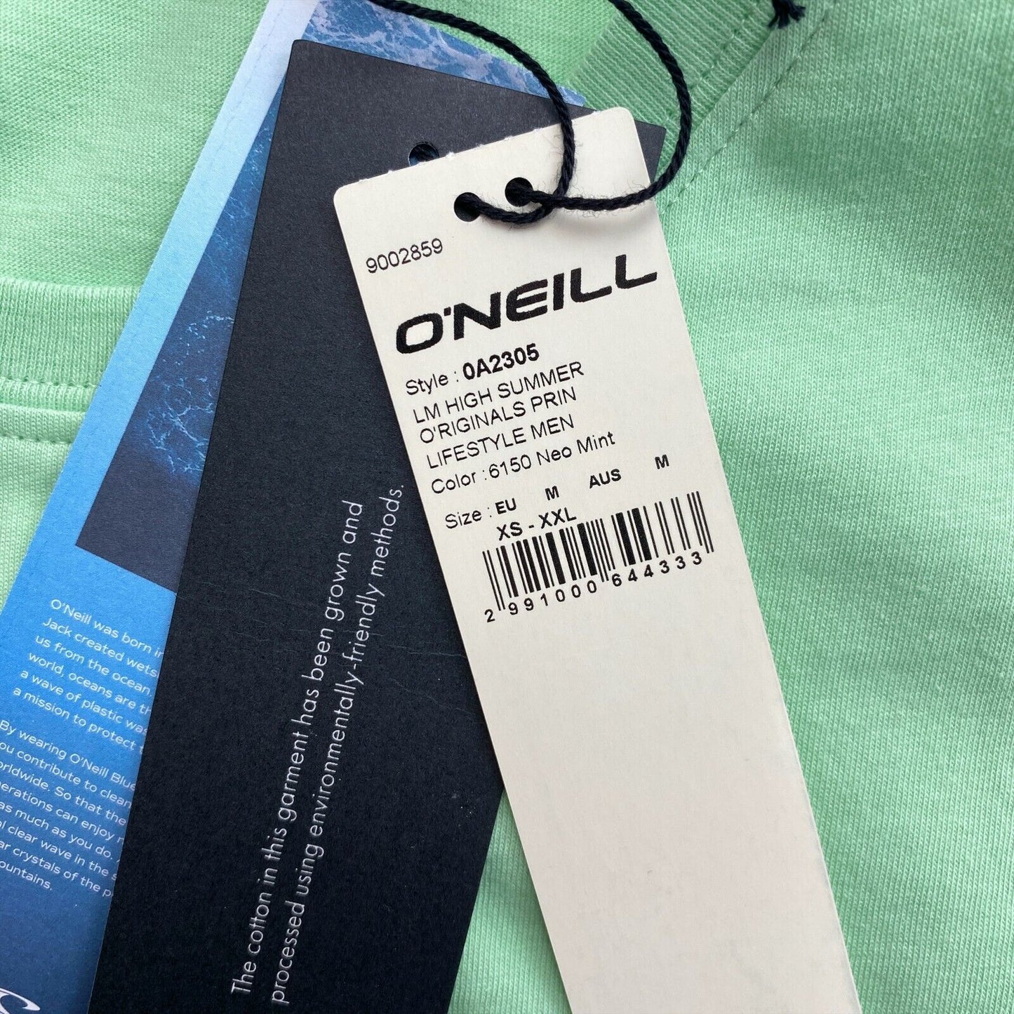 O`NEILL Green LM High Summer Original Print Crew Neck T Shirt Size M