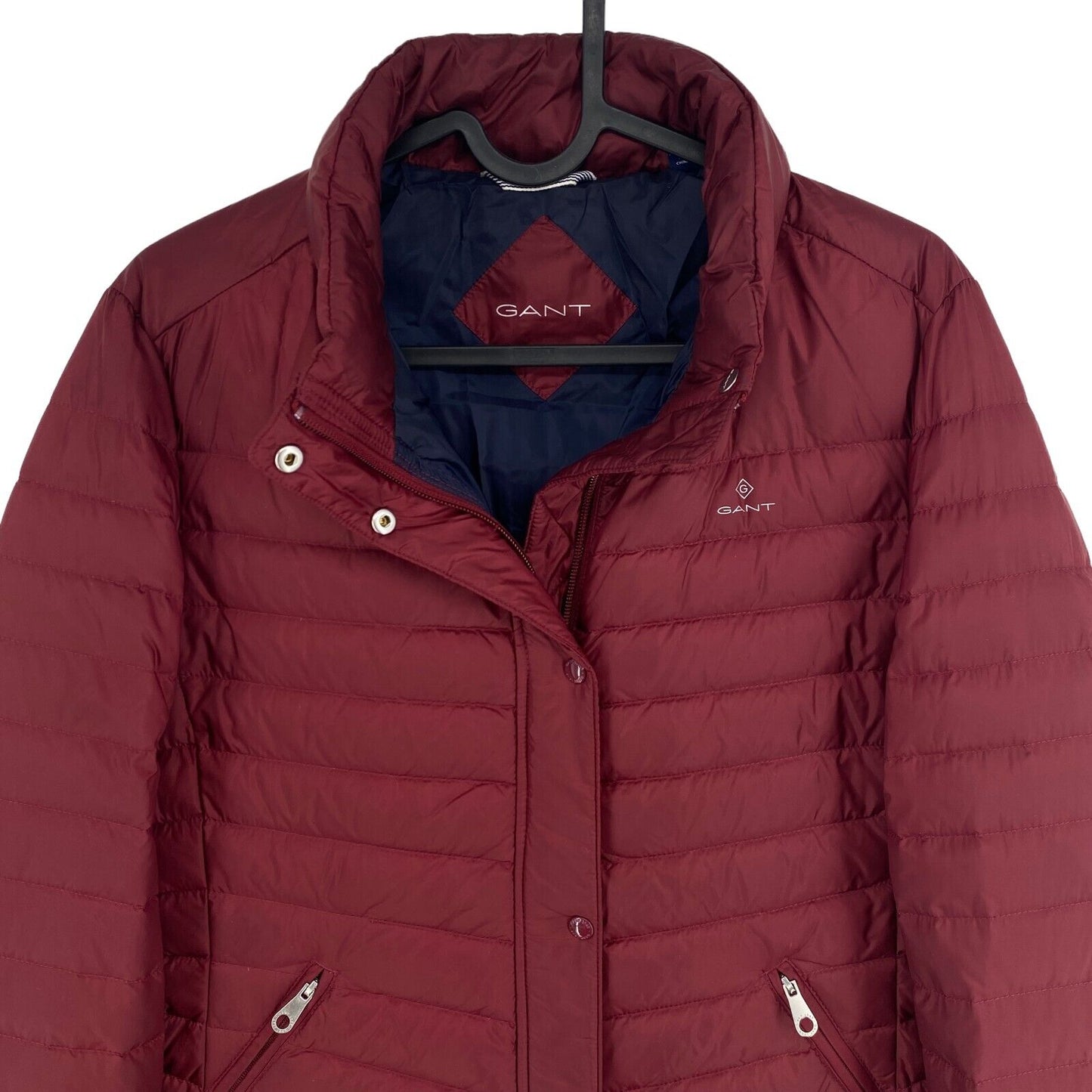 GANT Dark Red Light Down Puffer Jacket Coat Size S