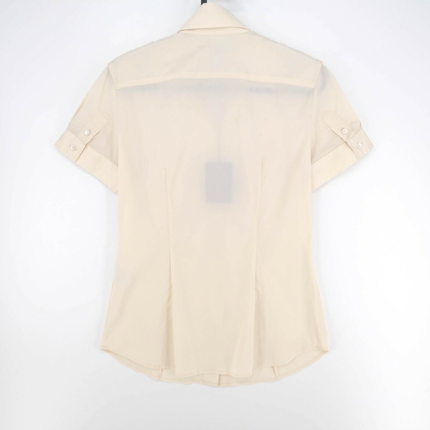 RRP €135 GANT Beige Short Sleeves Shirt Size EU 34 UK 8 US 4