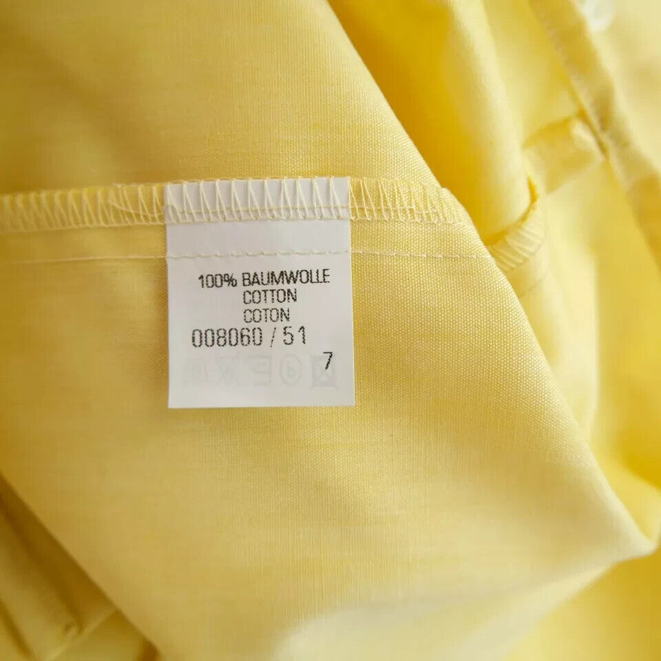 CASA MODA FRESHIRT Mens Yellow Pocket Shirt Size 39 / M