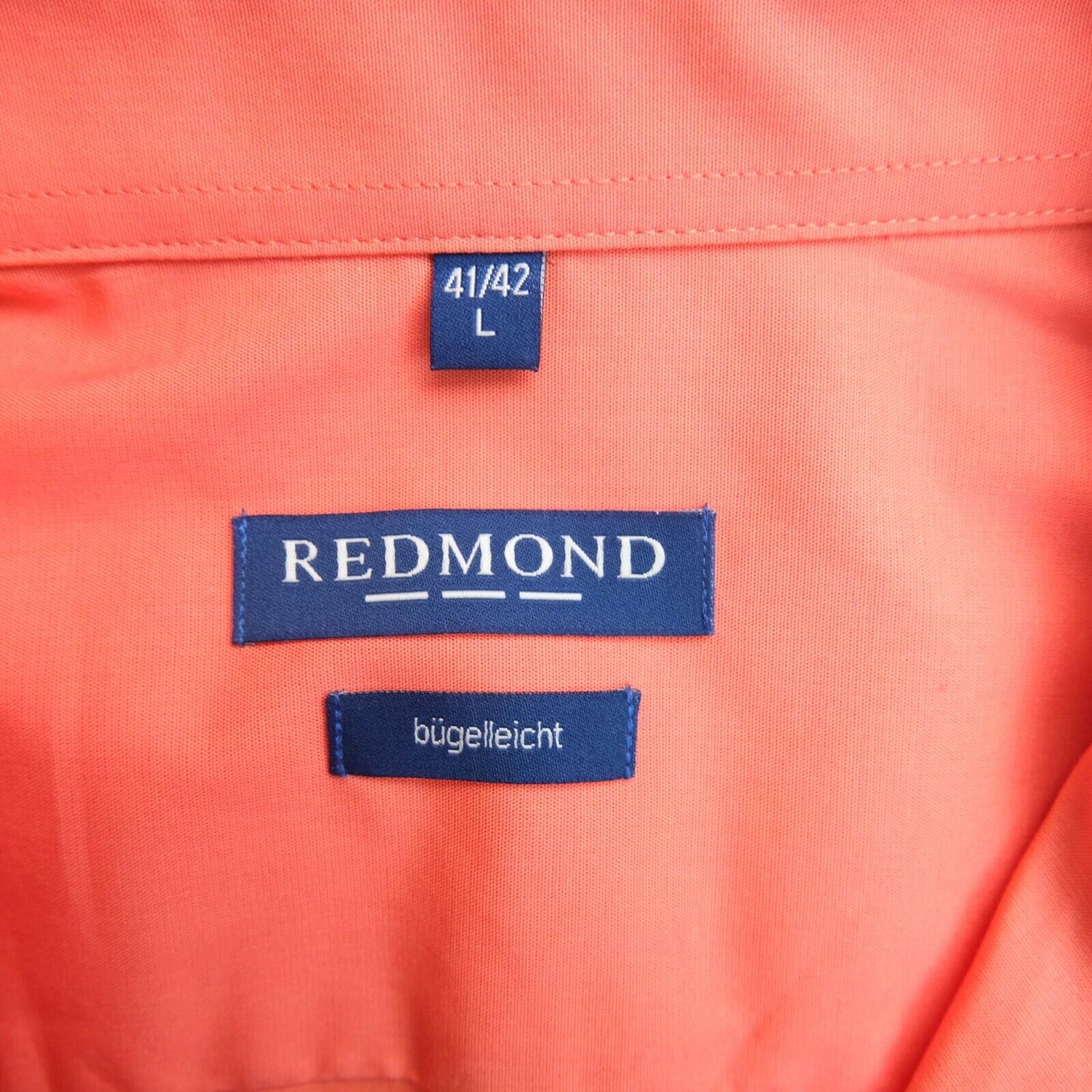 REDMOND Light Pink Short Sleeves Shirt Size L 41/42