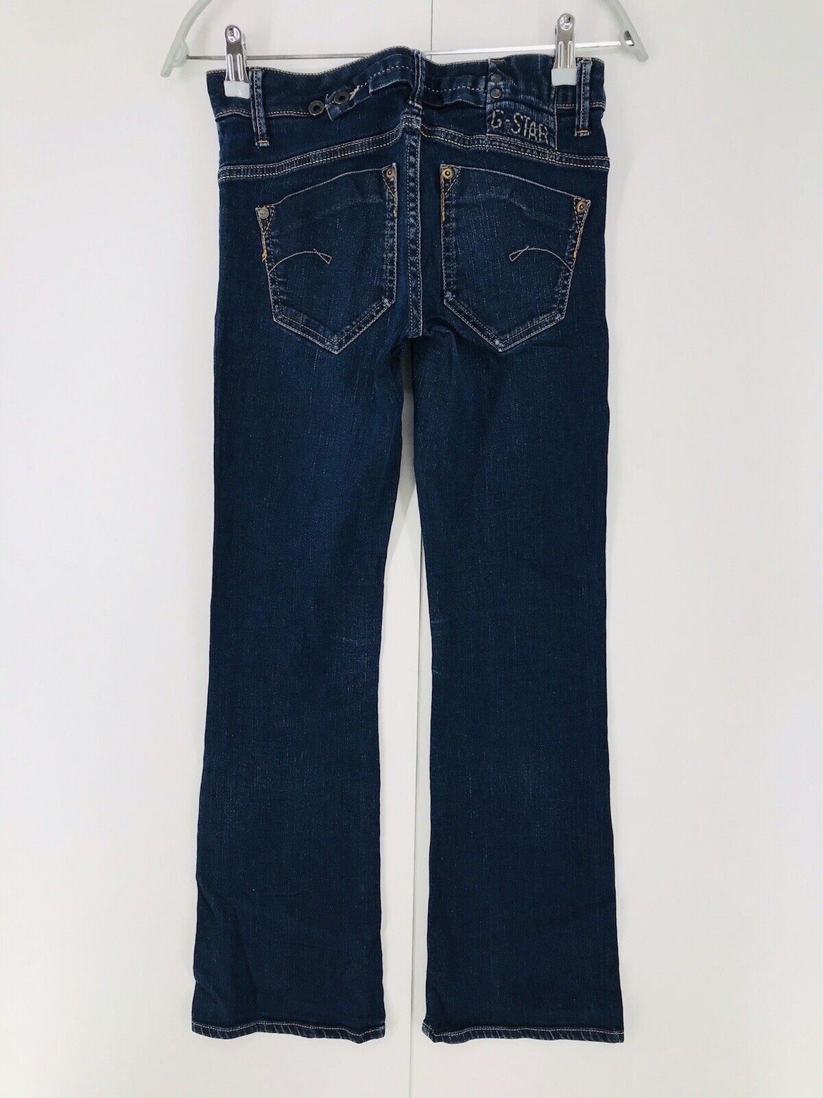 G-STAR RAW MIDGE BOOTLEG Femme Bleu Foncé Regular Bootcut Fit Jeans W27 L32