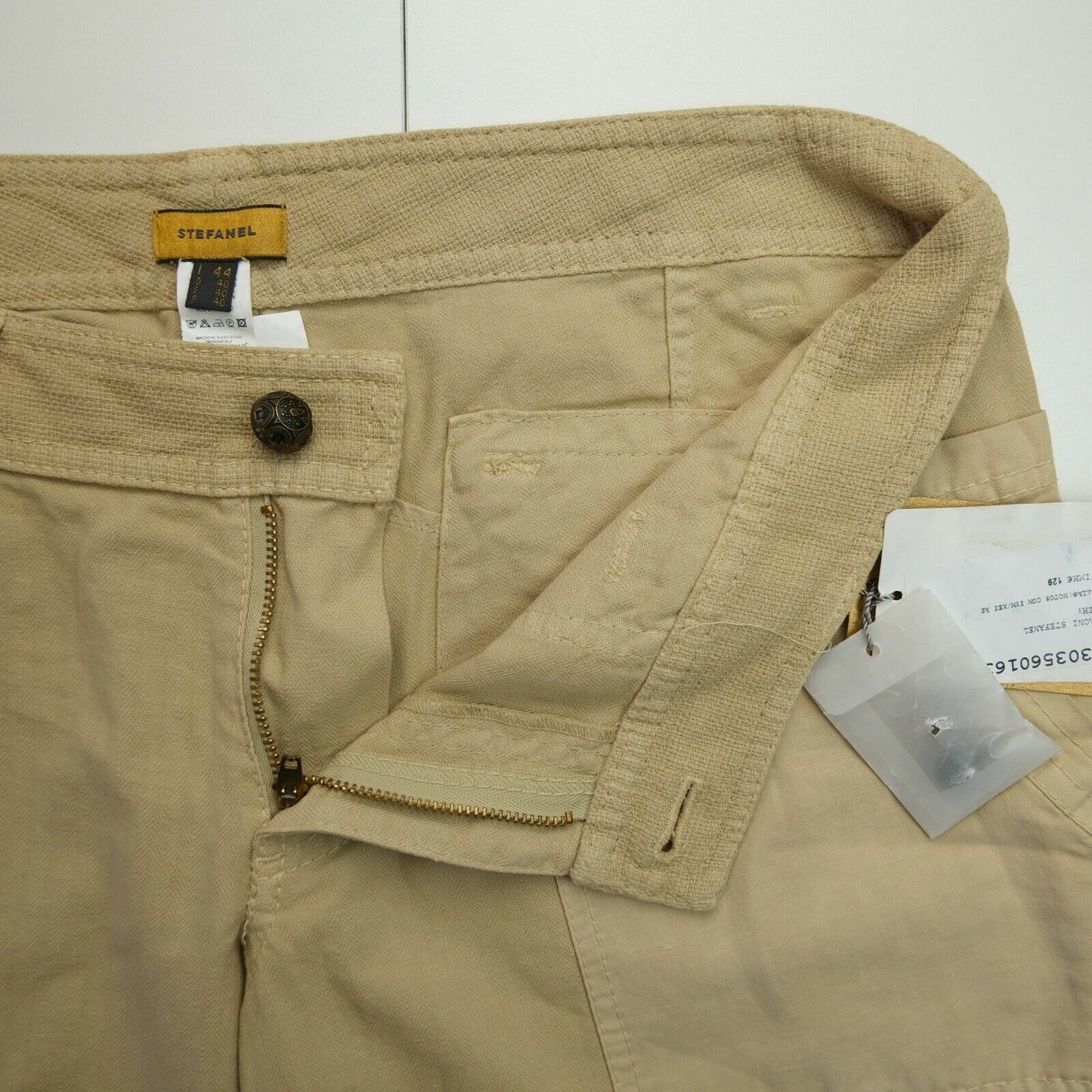 STEFANEL Light Brown Capri Pants Trousers Size EU 40 UK 10 US 8