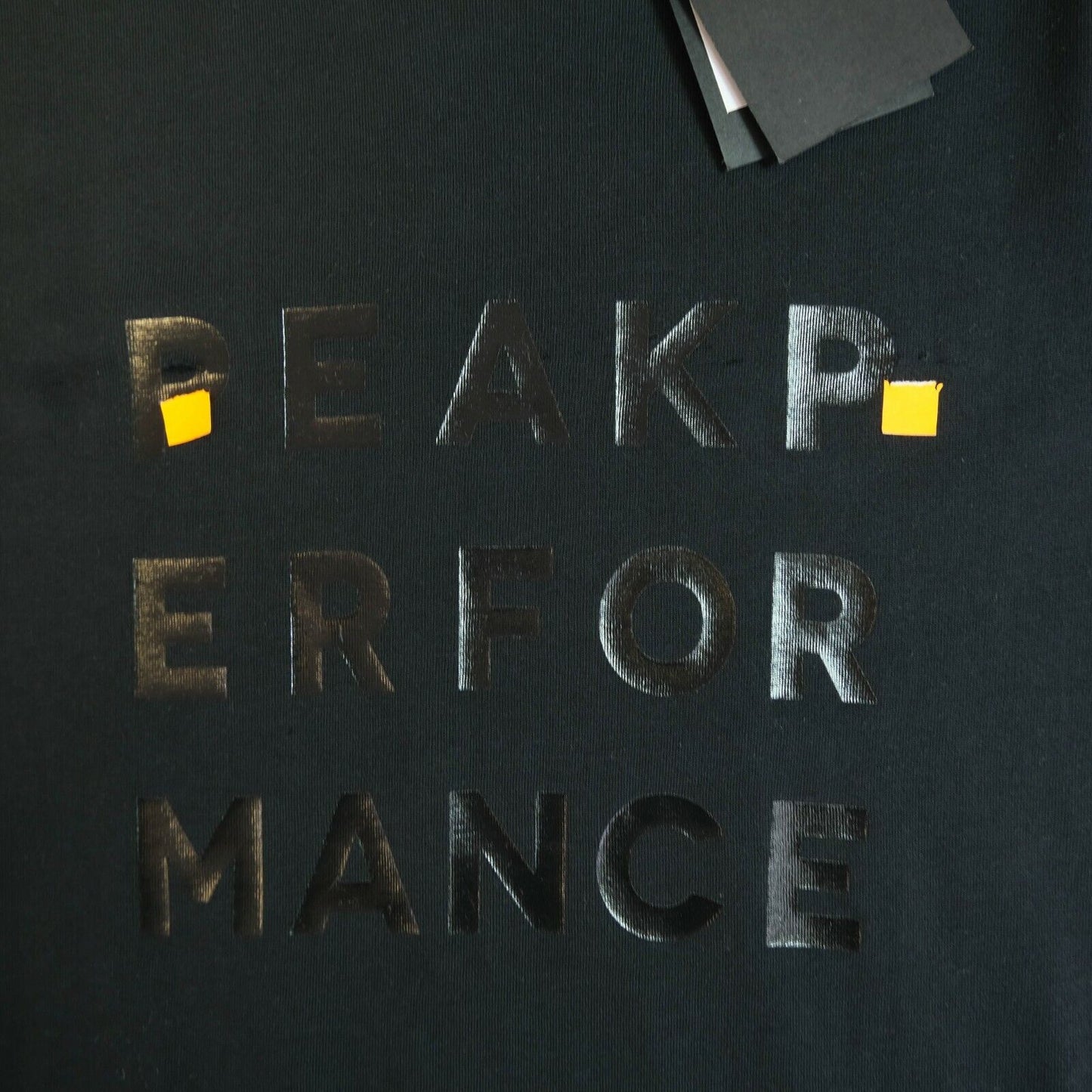 Peak Performance T-shirt noir à col rond Taille XS