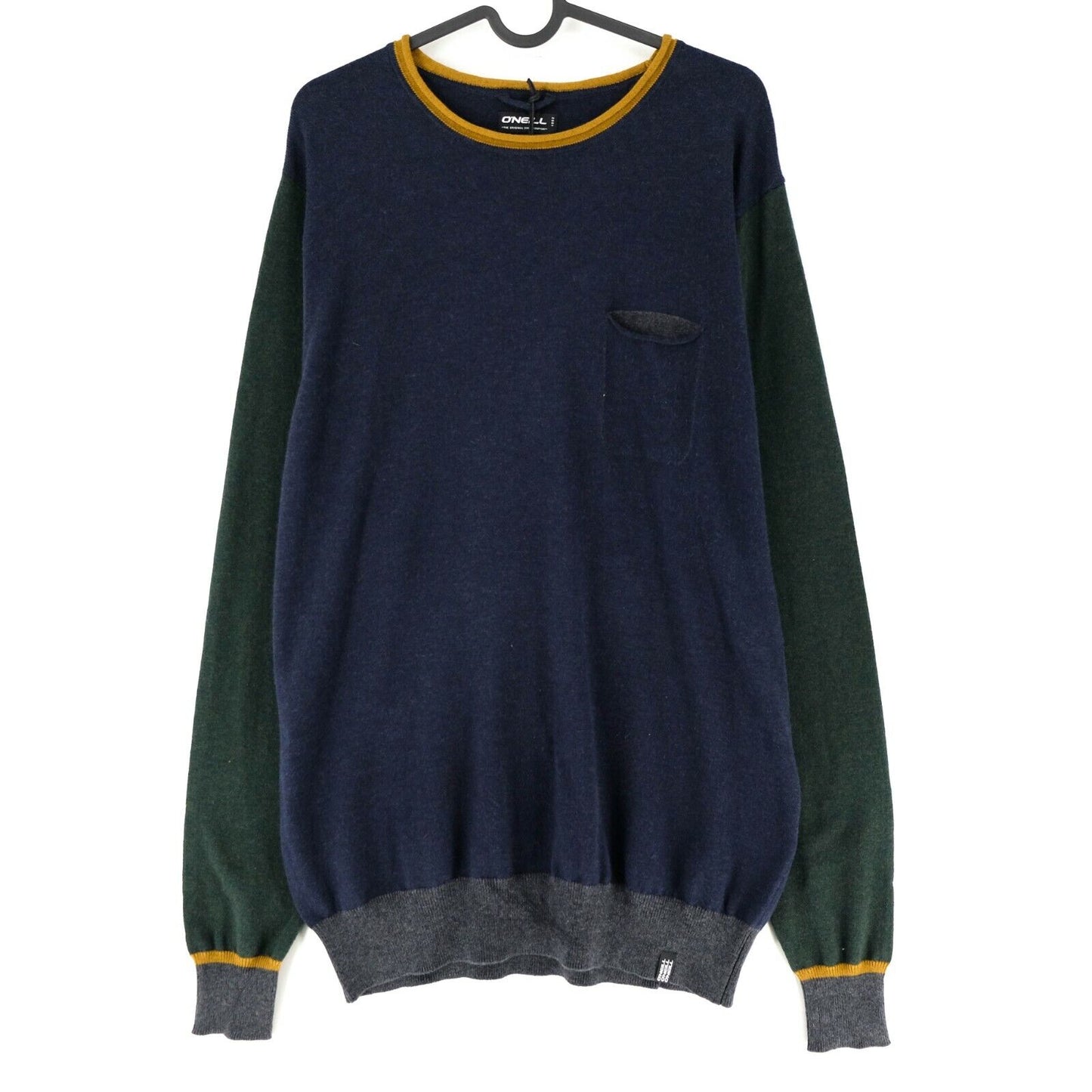 O'NEILL LM Pullover mit Rundhalsausschnitt, weicher Baumwolle, Melange, Marineblau, Größe M