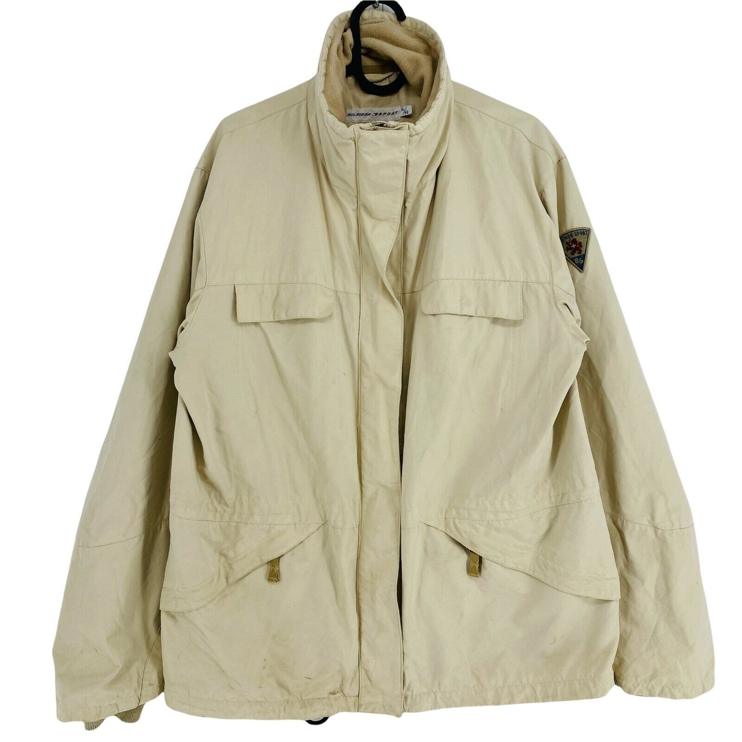 TOMMY HILFIGER SPORT Beige Jacket Coat Size XL