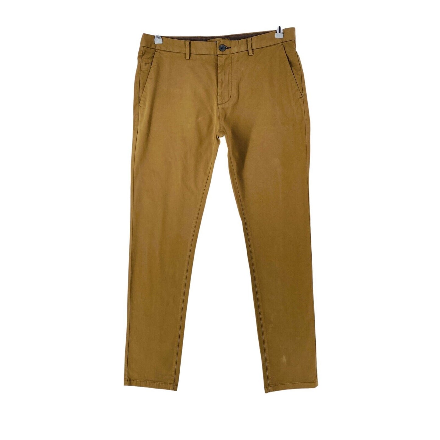 DEVRED 1902 Mens Brown Slim Fit Chino Trousers Size EUR 42 W33