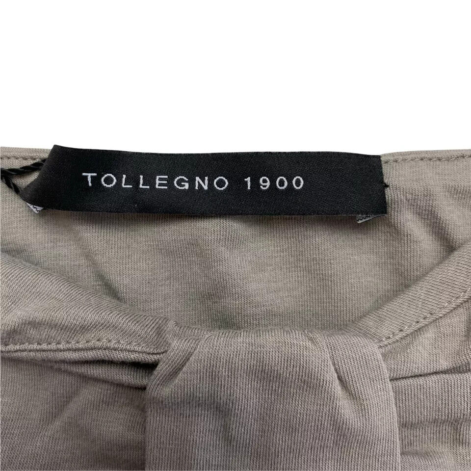 TOLLEGNO 1900 Women Grey Flared Tank Top Size IT 50 EUR 46 UK 18 US 16