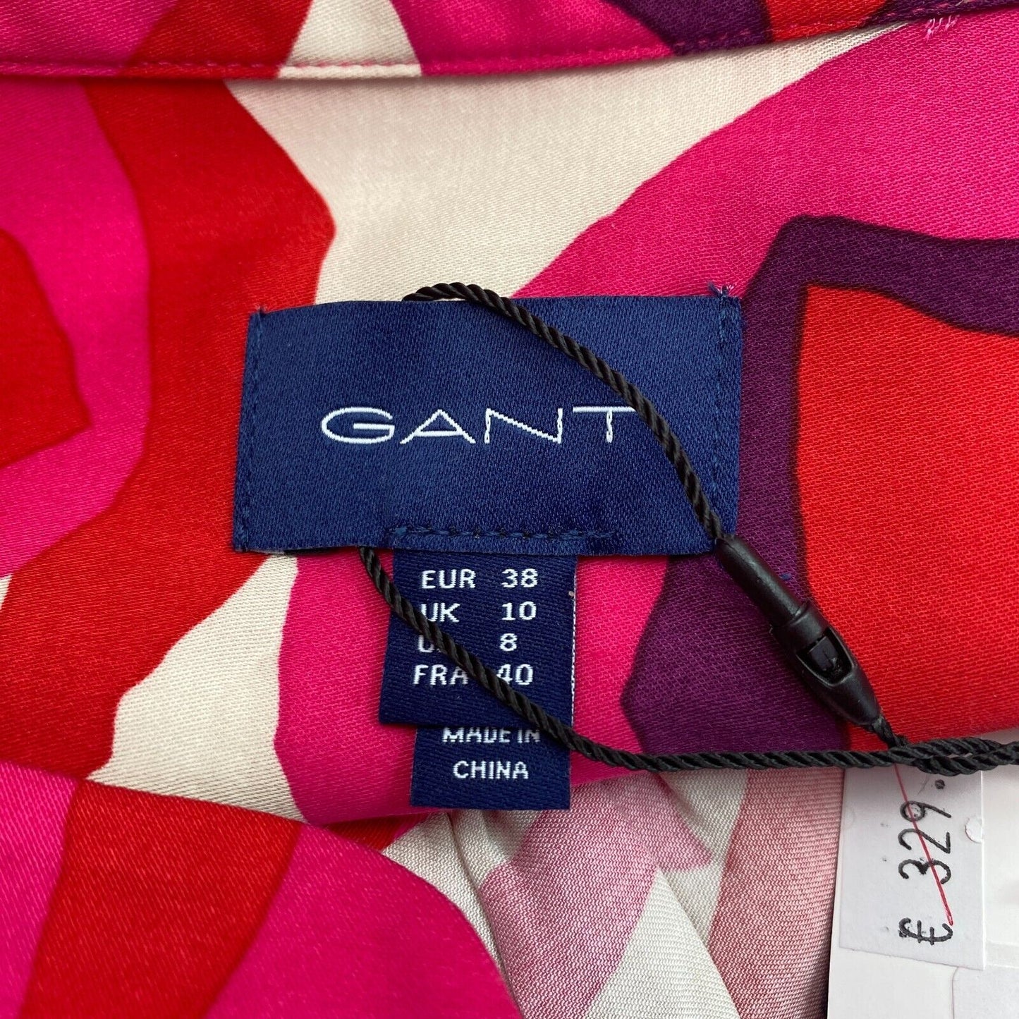 GANT Women Pink Fluid Desert Rose Dress Size EU 38 UK 10 US 8