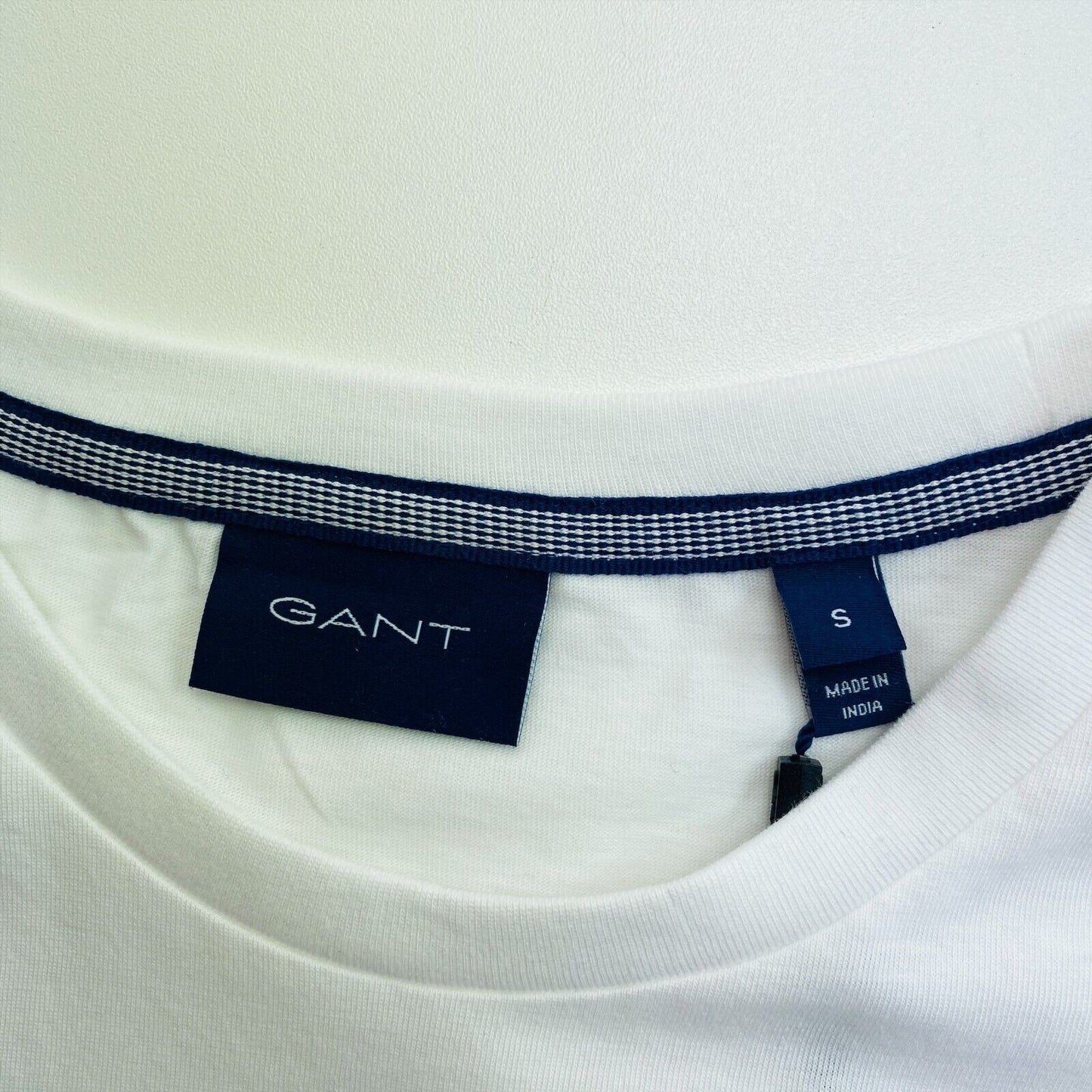 GANT White Lock Up Crew Neck T Shirt Size S