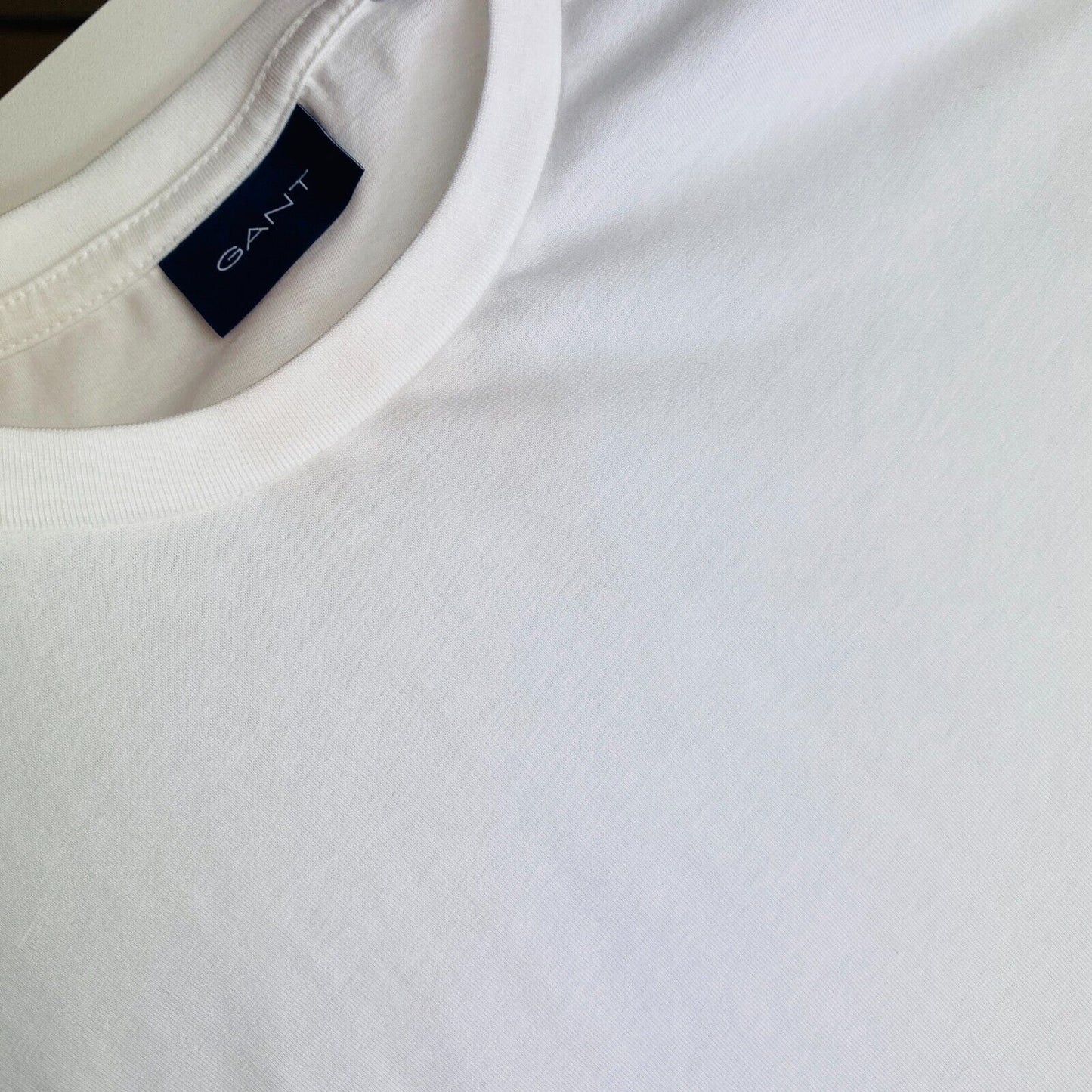 GANT White Original Long Sleeves Crew Neck T-Shirt Size XL