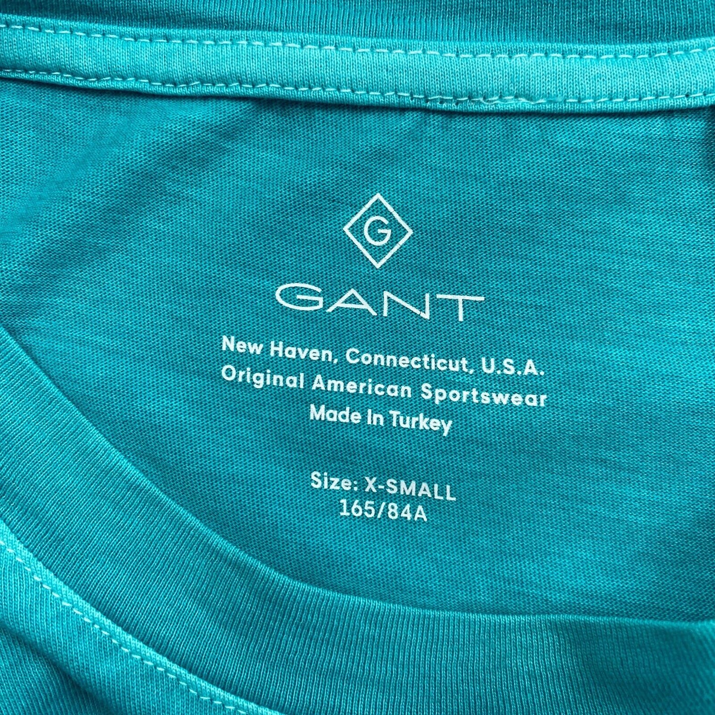 GANT Light Blue Gant 1949 Crew Neck T-Shirt Size XS