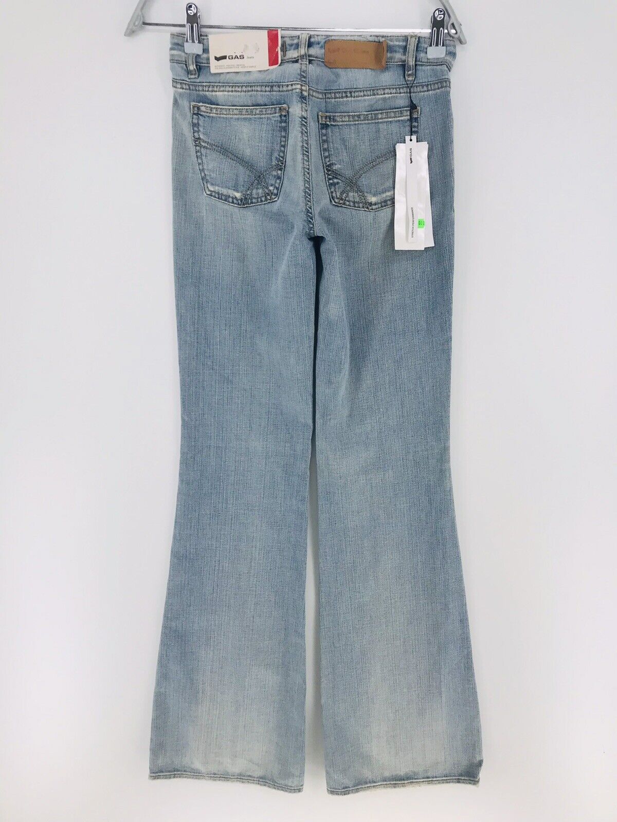 GAS Women Blue Stretch Regular Bootcut Fit Jeans Size W25 L34