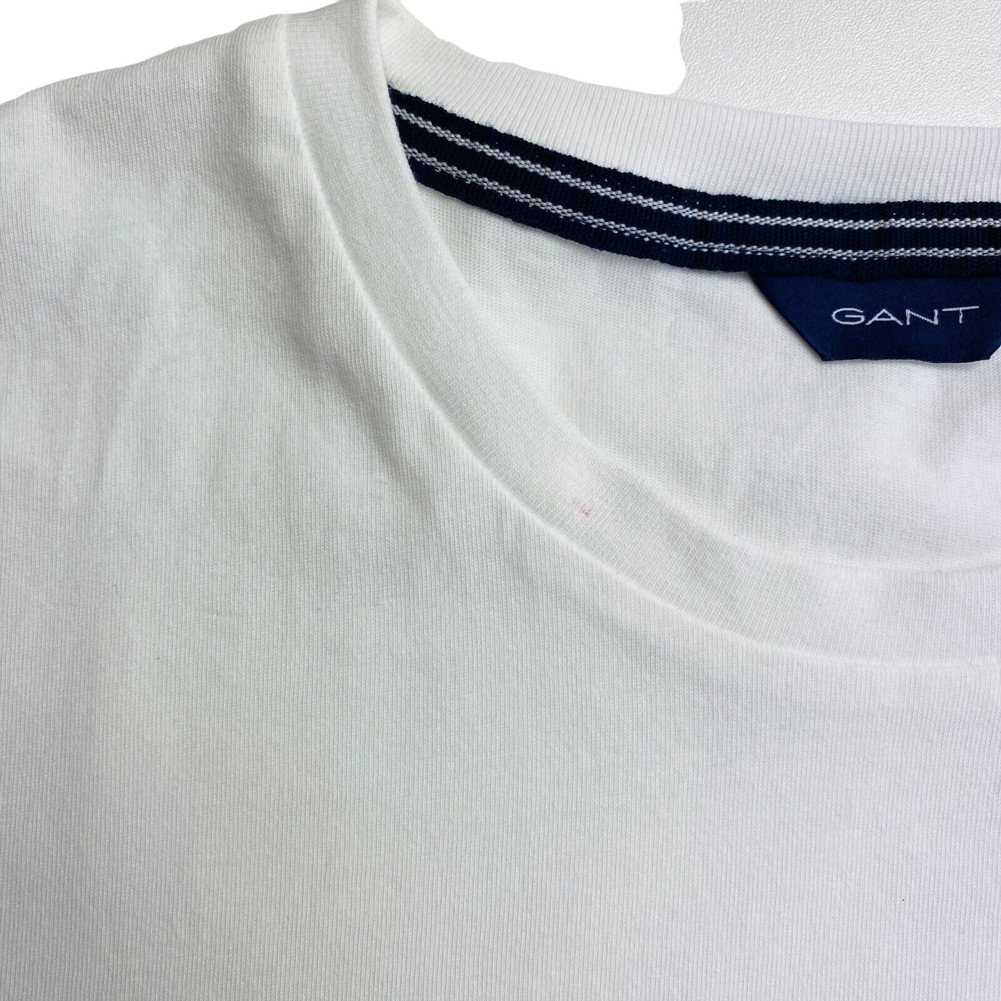 GANT Girls White Original Crew Neck T-Shirt Size 13 - 14 Years 158/164 cm