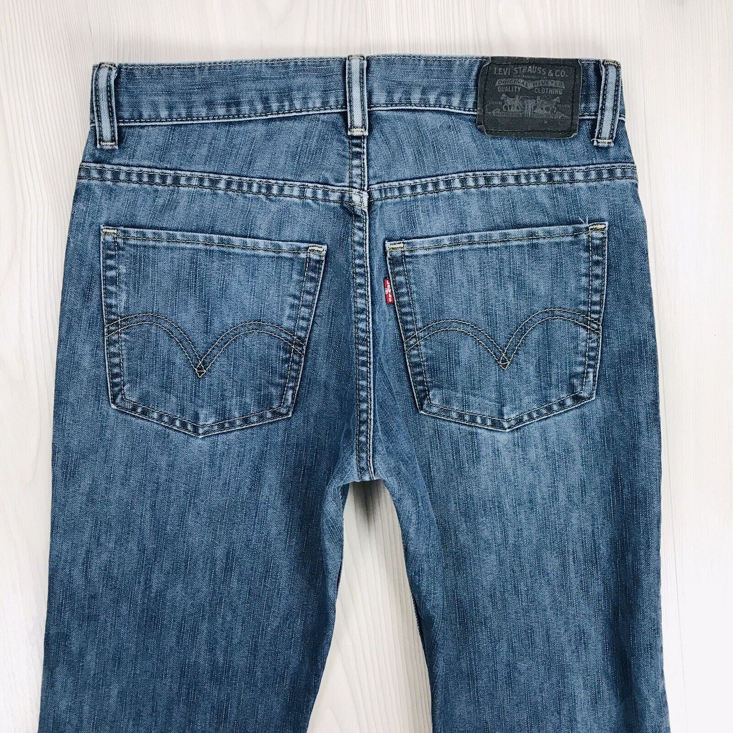 vintage Levi’s 511 Garçons Bleu Skinny Fit Jeans 18 Reg / W29 L29