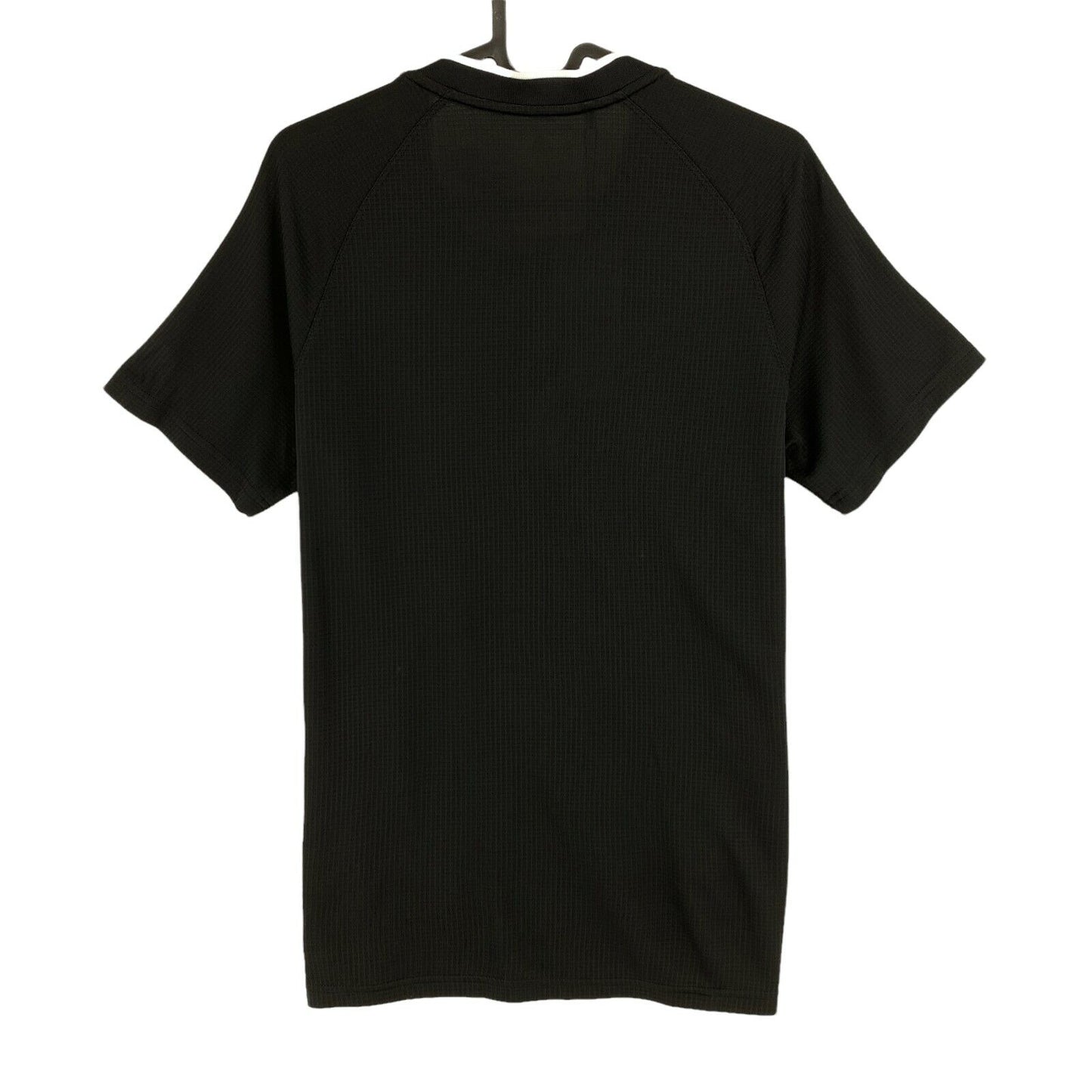 Adidas Golf Climachill T-Shirt mit Henley-Ausschnitt, Schwarz, Größe M