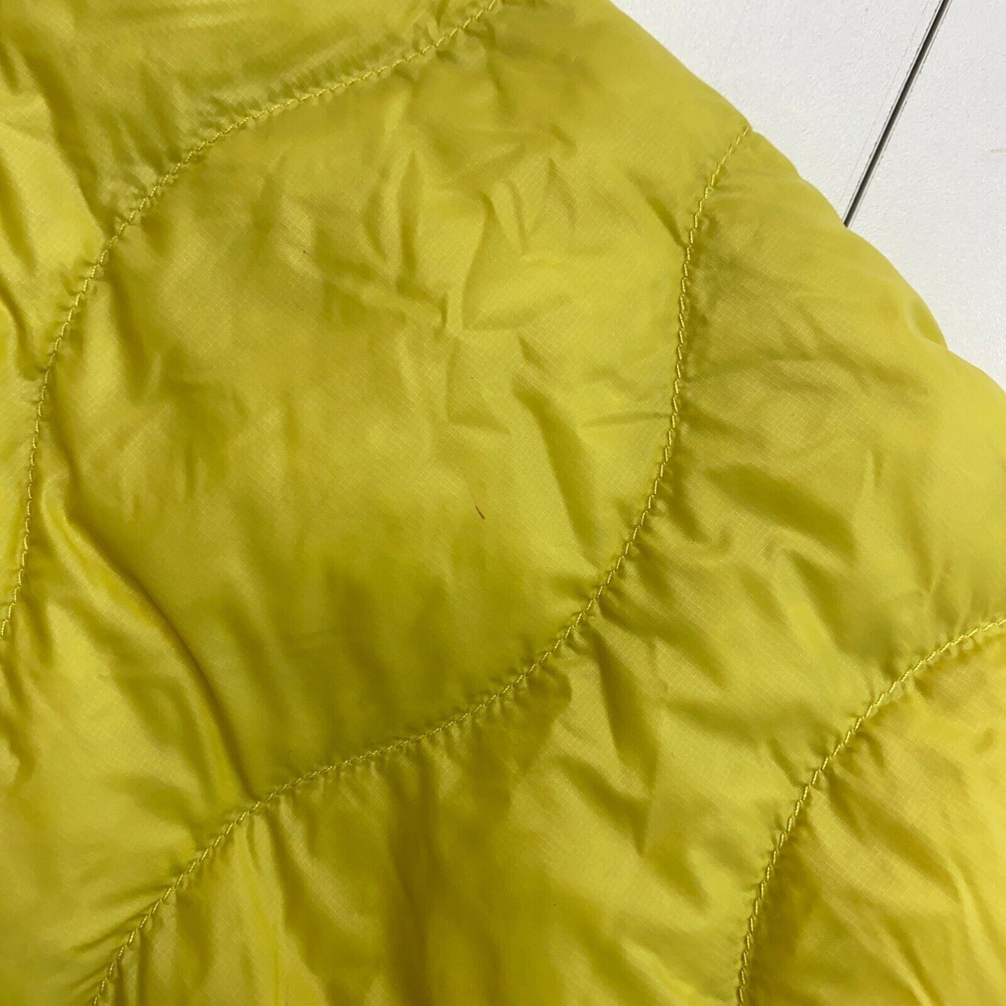 Peak Performance Women Yellow Helium Down Hooded Jacket Coat Size XS