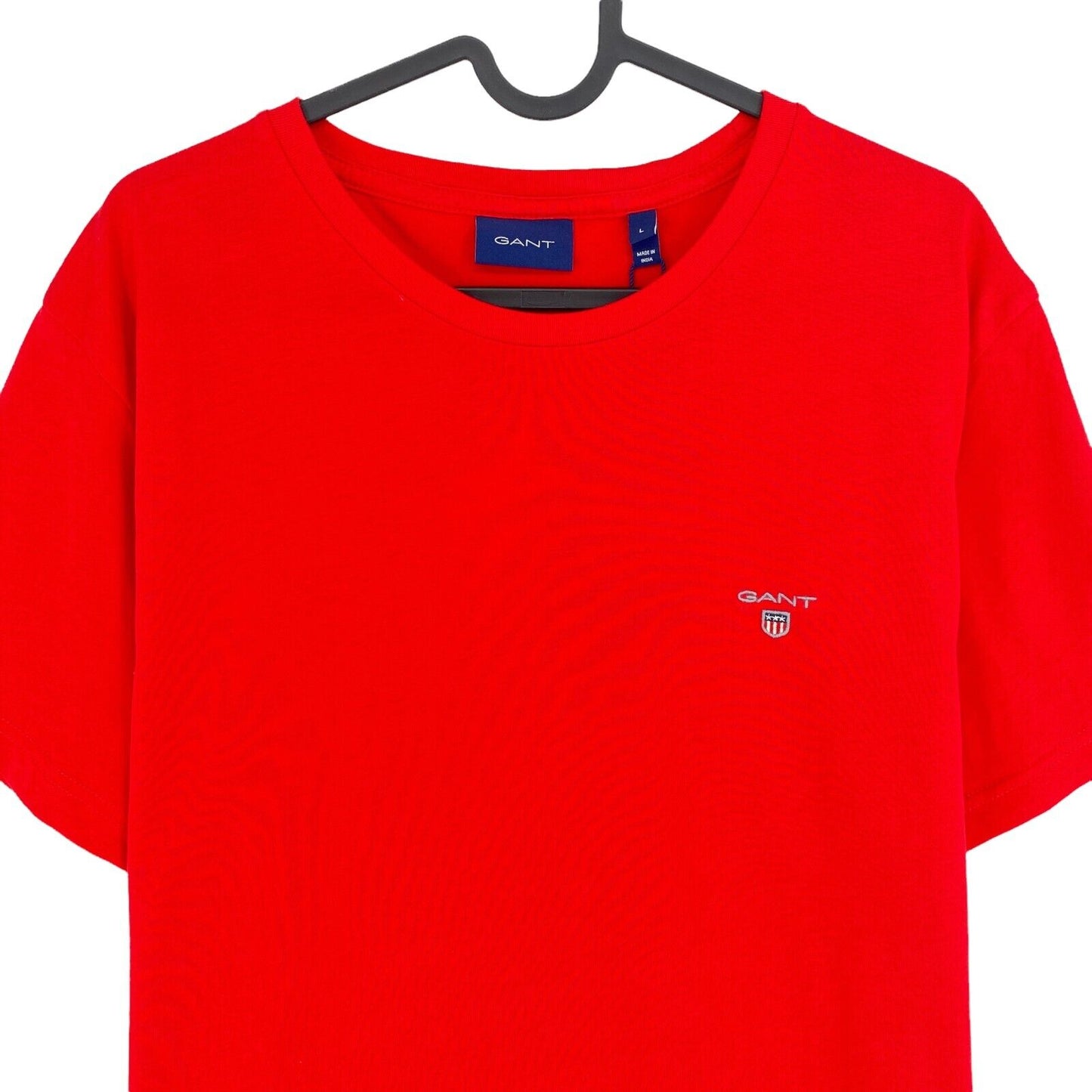 GANT Rot Original Rundhals T-Shirt Größe L