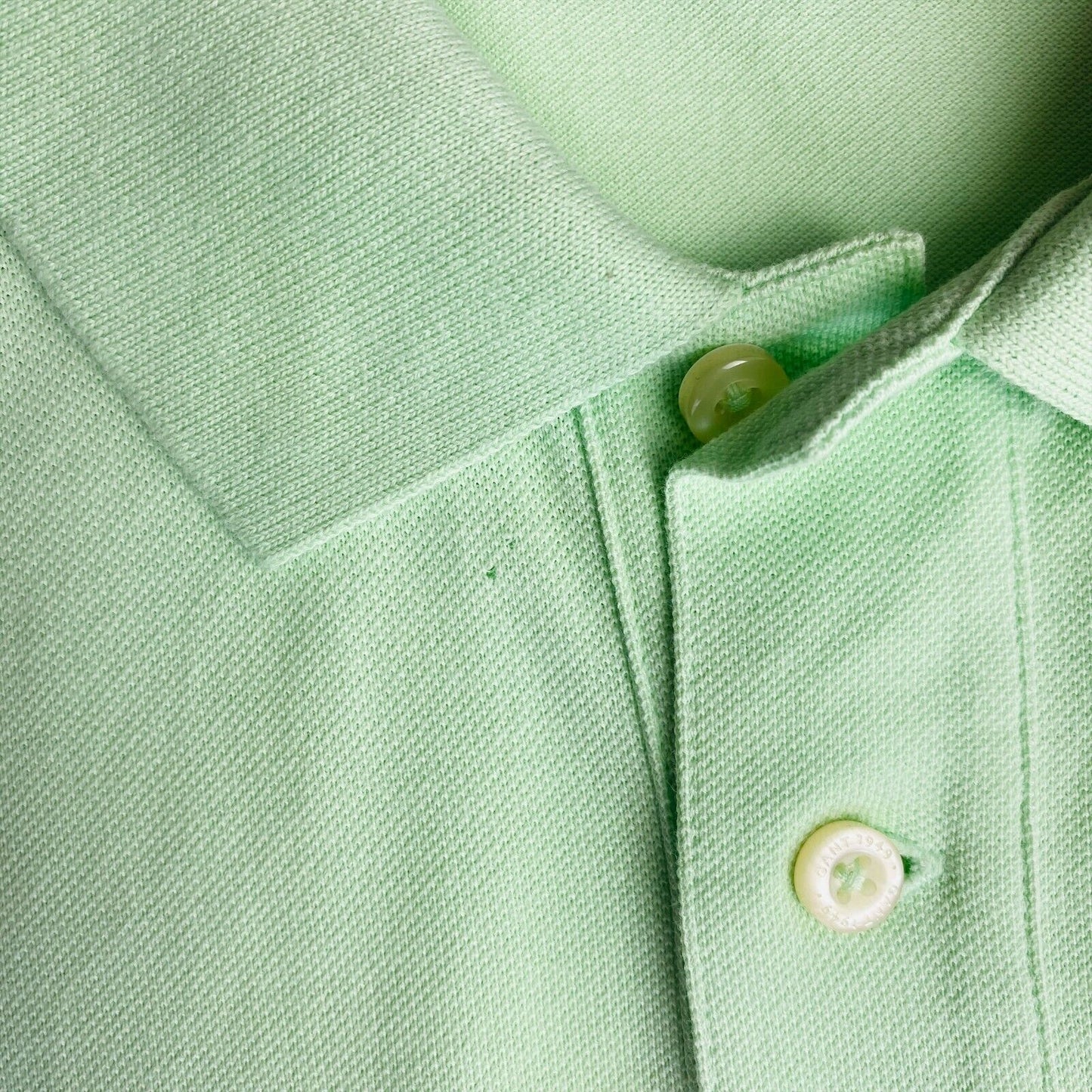 GANT Light Green Original Slim Pique Rugger Polo Shirt Size S