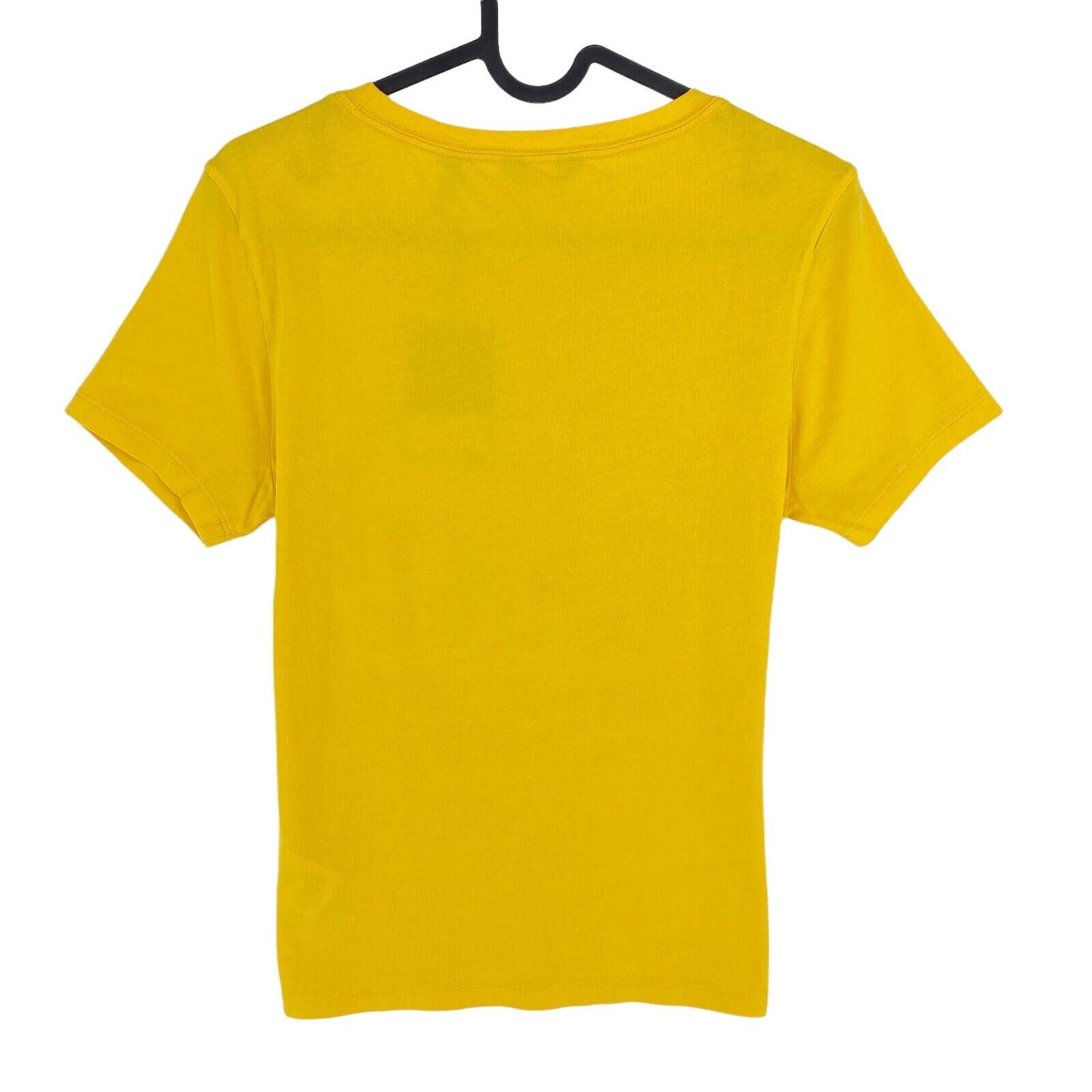 GANT T-shirt à col rond graphique d'été jaune taille XS