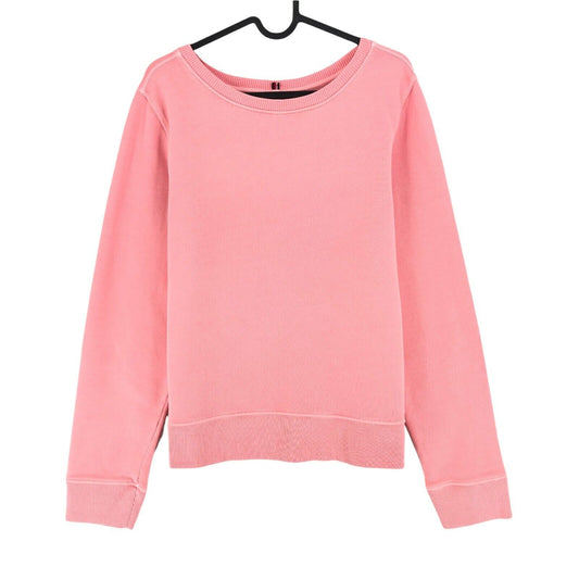 TOMMY HILFIGER Pink Crew Neck Sweatshirt Sweater Jumper Size S