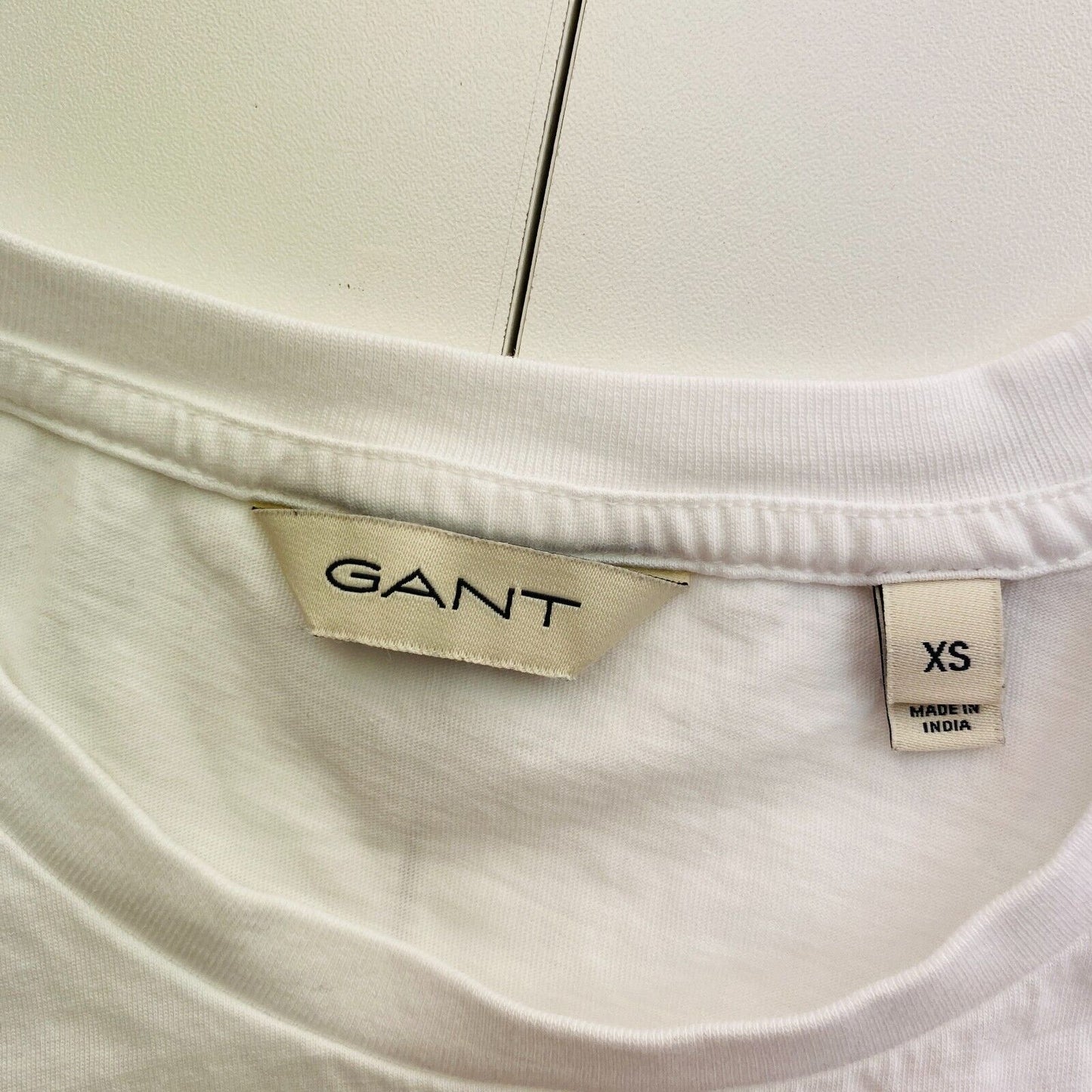 GANT Women White Original Crew Neck T Shirt Size XS