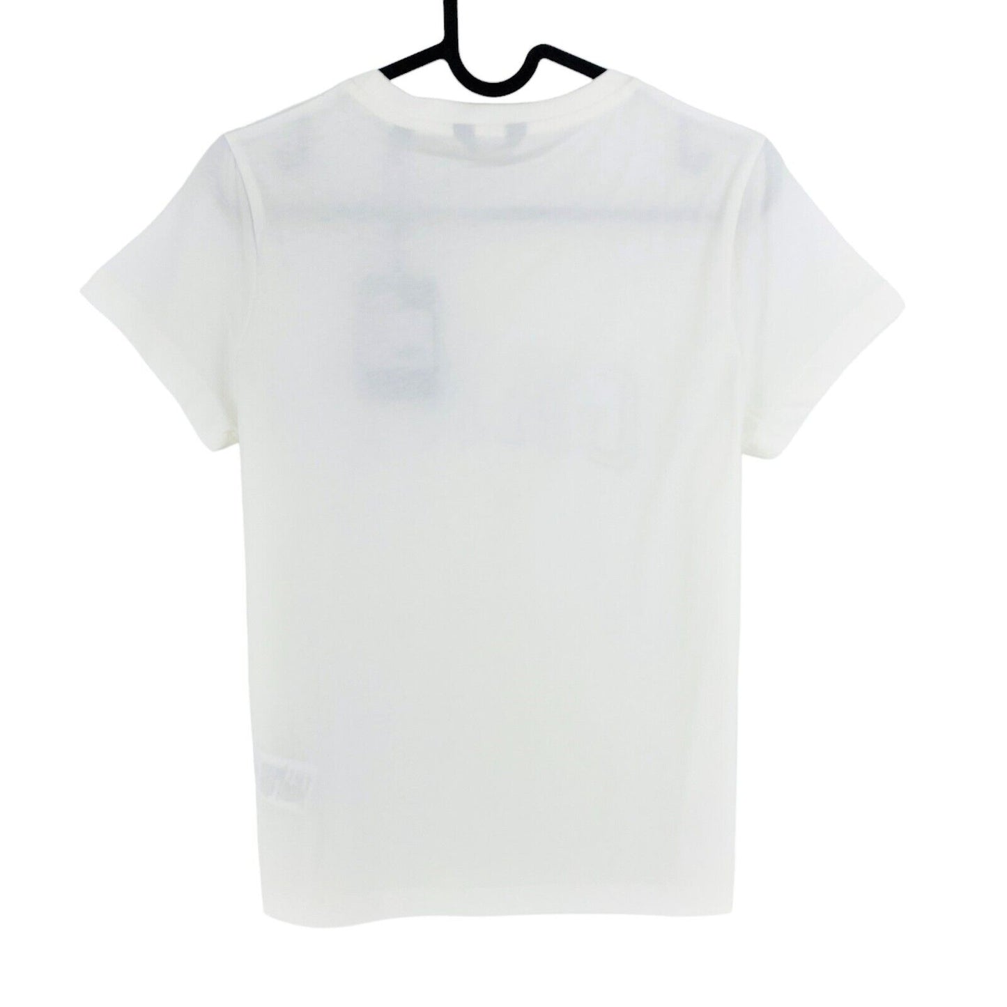 GANT White Arch Logo Crew Neck T Shirt Size S