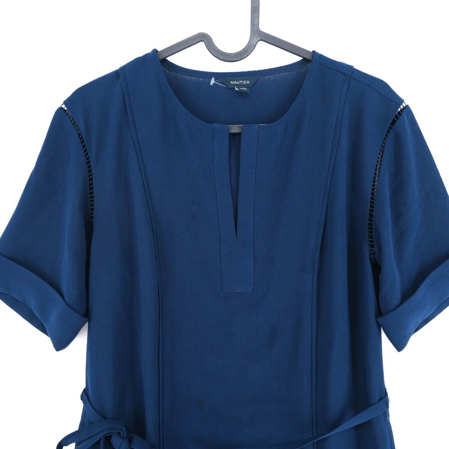 NAUTICA Robe Bleu Marine Col V Taille 2XS XXS