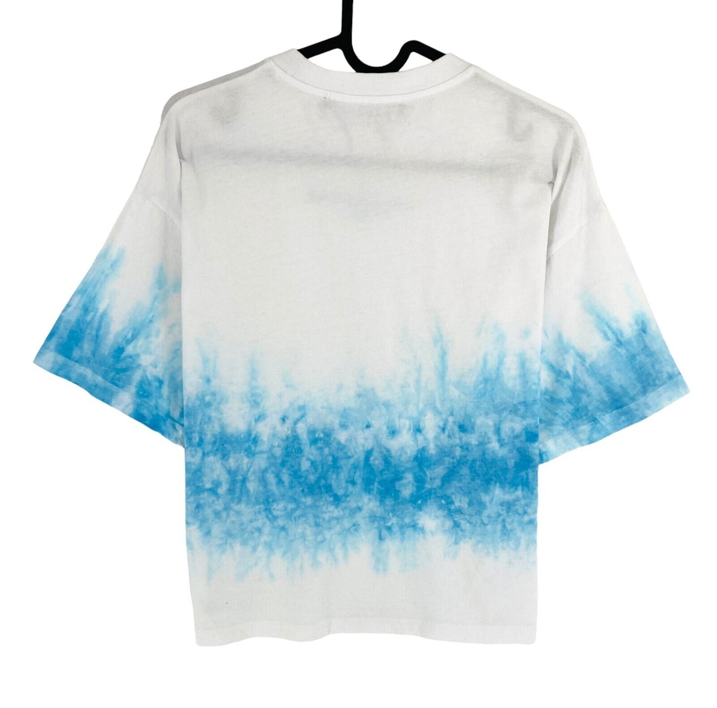 Karl Lagerfeld Women White Tie Dye Crew Neck SS T Shirt Size XS