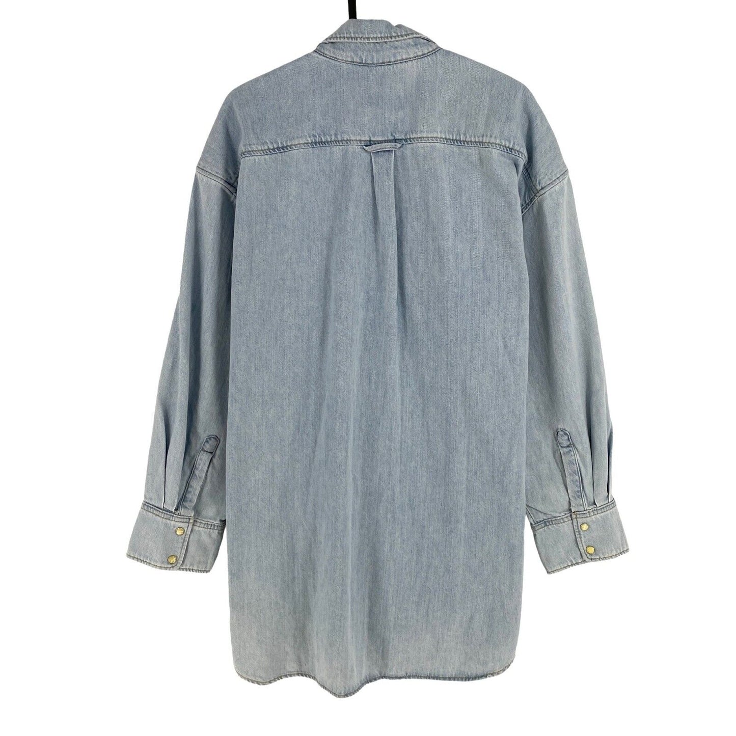 GANT Women Blue Oversized Denim LS Shirt Size EU 36 UK 8 US 6