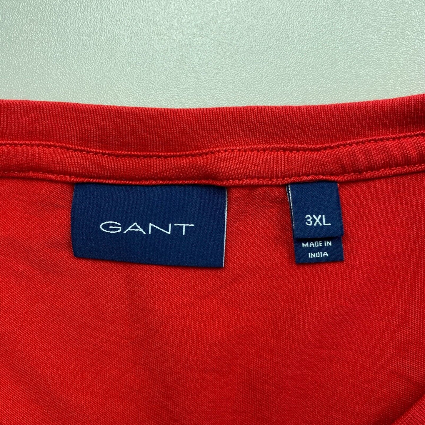 GANT T-shirt manches courtes col rond Original rouge taille 3XL XXXL