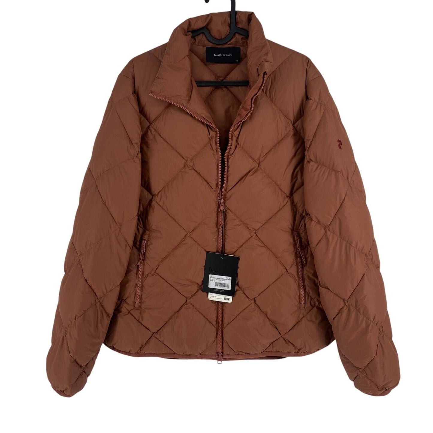 RRP €309 Peak Performance Brown W Mount Down Liner Jacket Coat Size XL