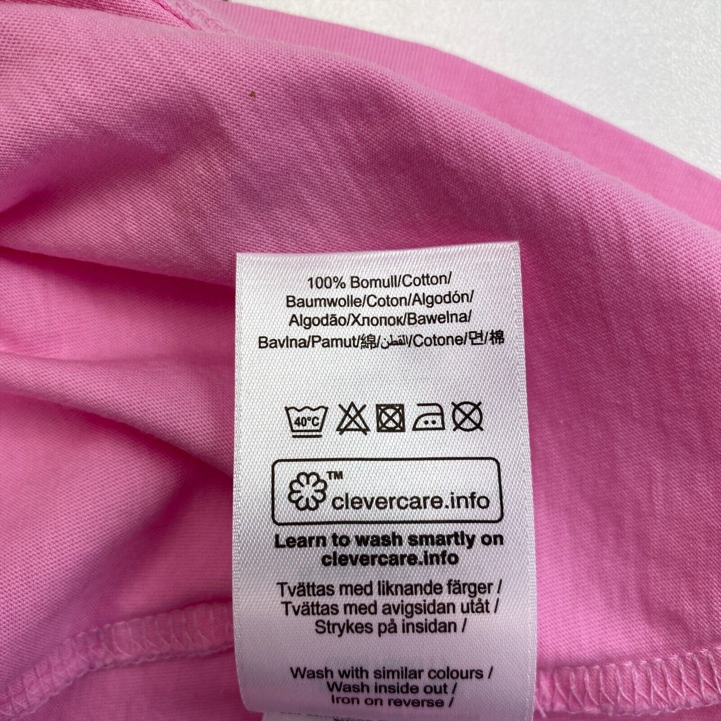 Peak Performance Pink Orig Crew Neck T Shirt Size 13 Years 160 cm