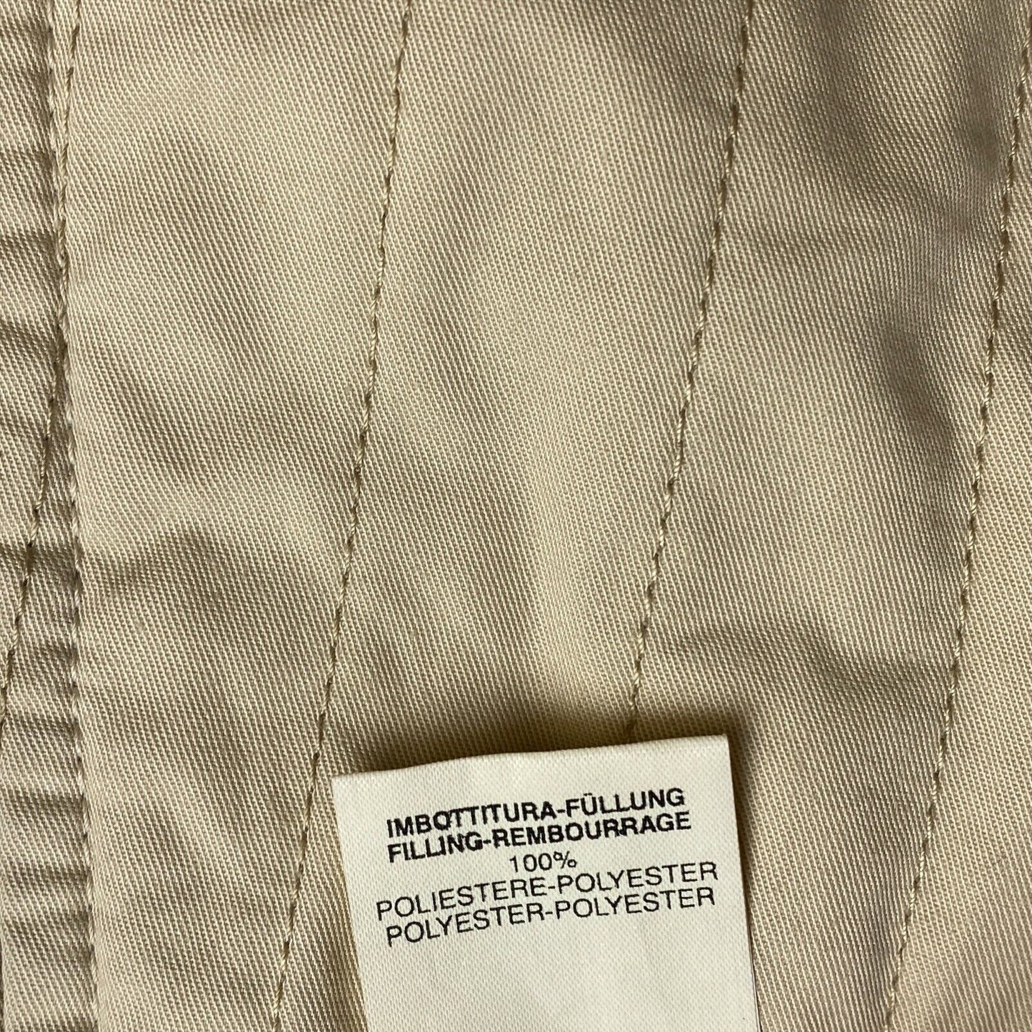 Fay Beige 100% Cotton Jacket Size L