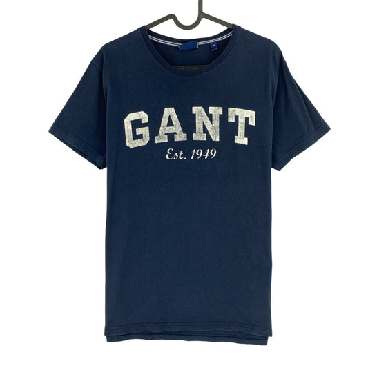 GANT Navy Blue Logo Crew Neck T Shirt Size M