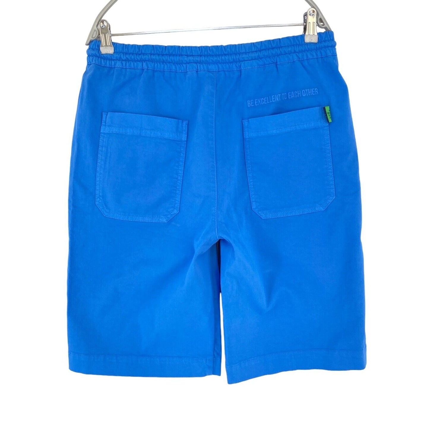 LA MARTINA Blaue Sweatshorts mit bequemer Passform, Größe L, hergestellt in Italien