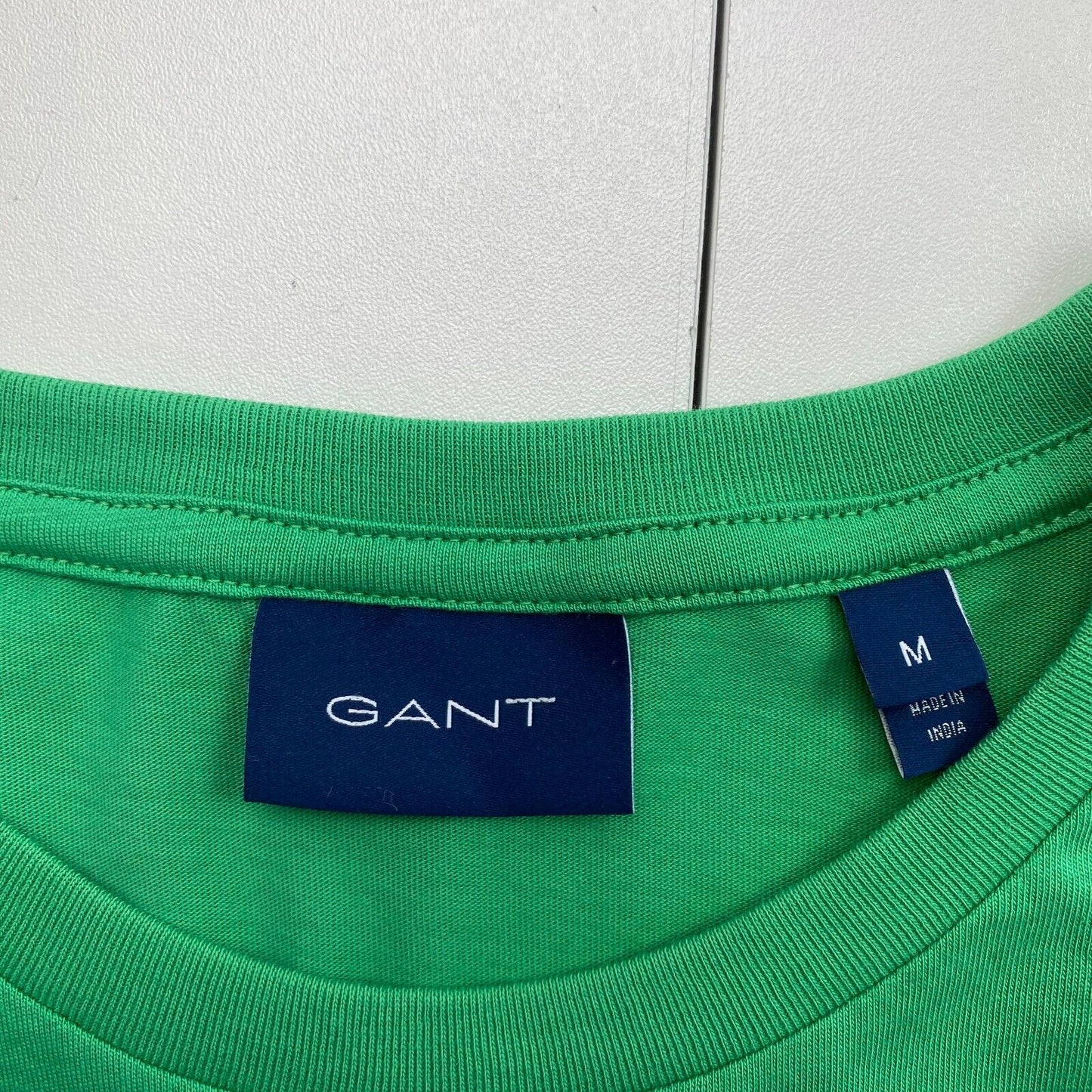 GANT Men Green Original Crew Neck Short Sleeves T Shirt Size M