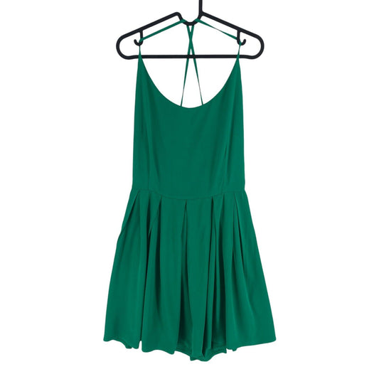 BSB JEANS Women Green Flared Sleeveless Dress Size L