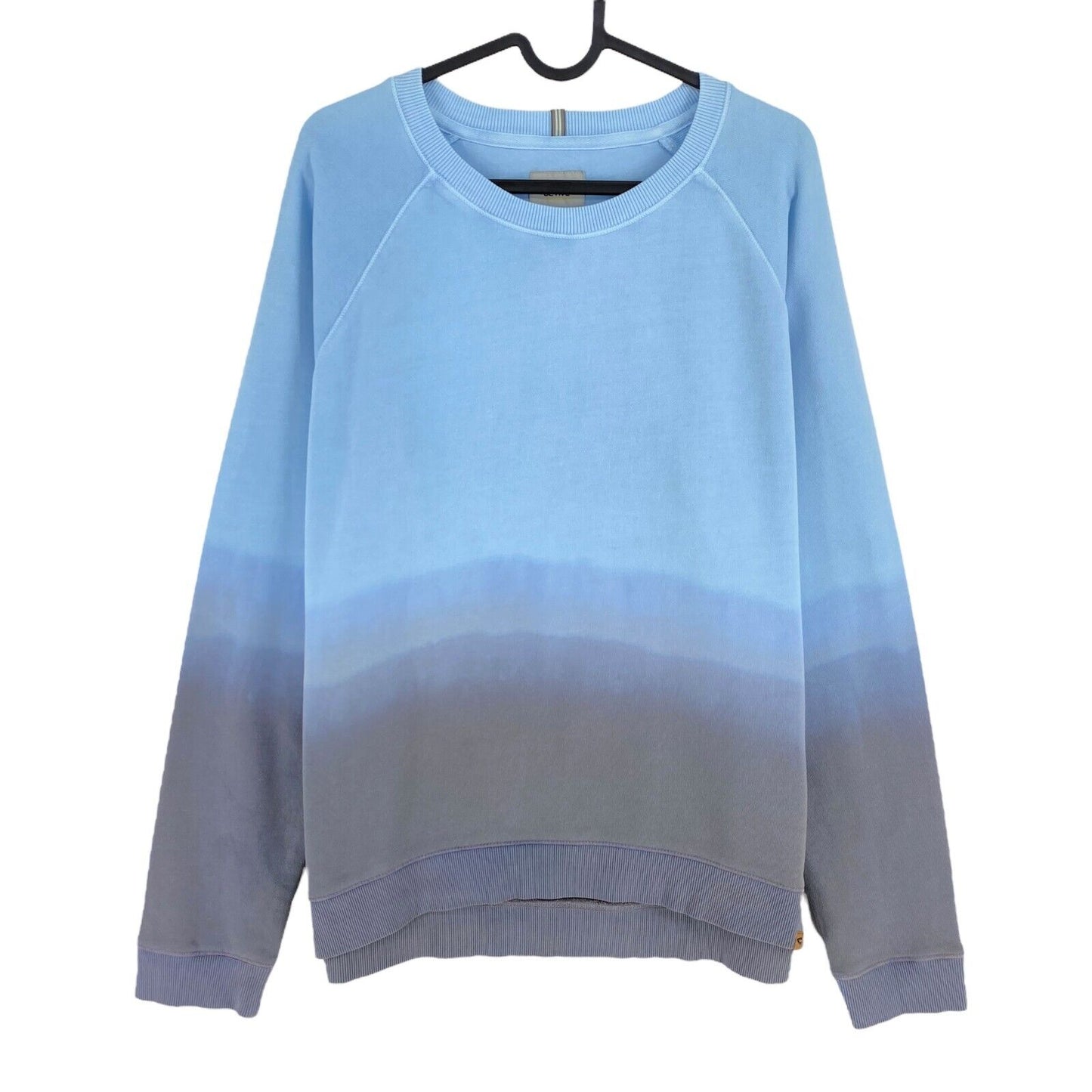 Camel Active Blue Crew Neck Pull teint Pull Taille L