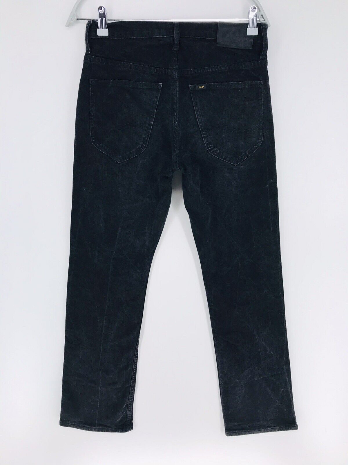 Lee KNOX Dark Grey Stretch Regular Straight Fit Jeans Size W29 L32