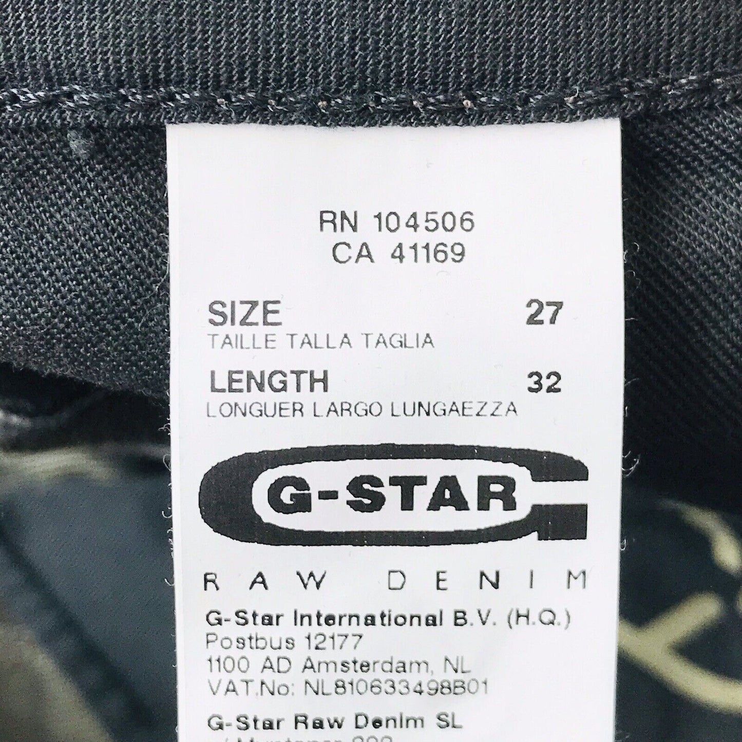 G-STAR RAW ELWOOD HERITAGE DIAGONAL EMBRO Women Blue Tapered Fit Jeans W27 L32