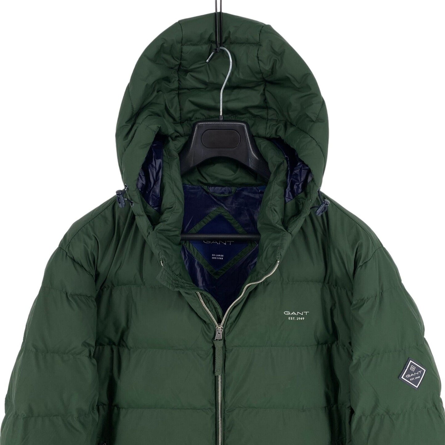 GANT Dark Green Active Cloud Hooded Jacket Coat Size XL