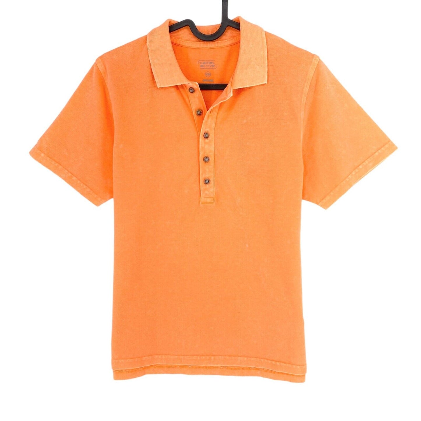 Camel Active Light Orange Pique Polo SS Shirt Size XS