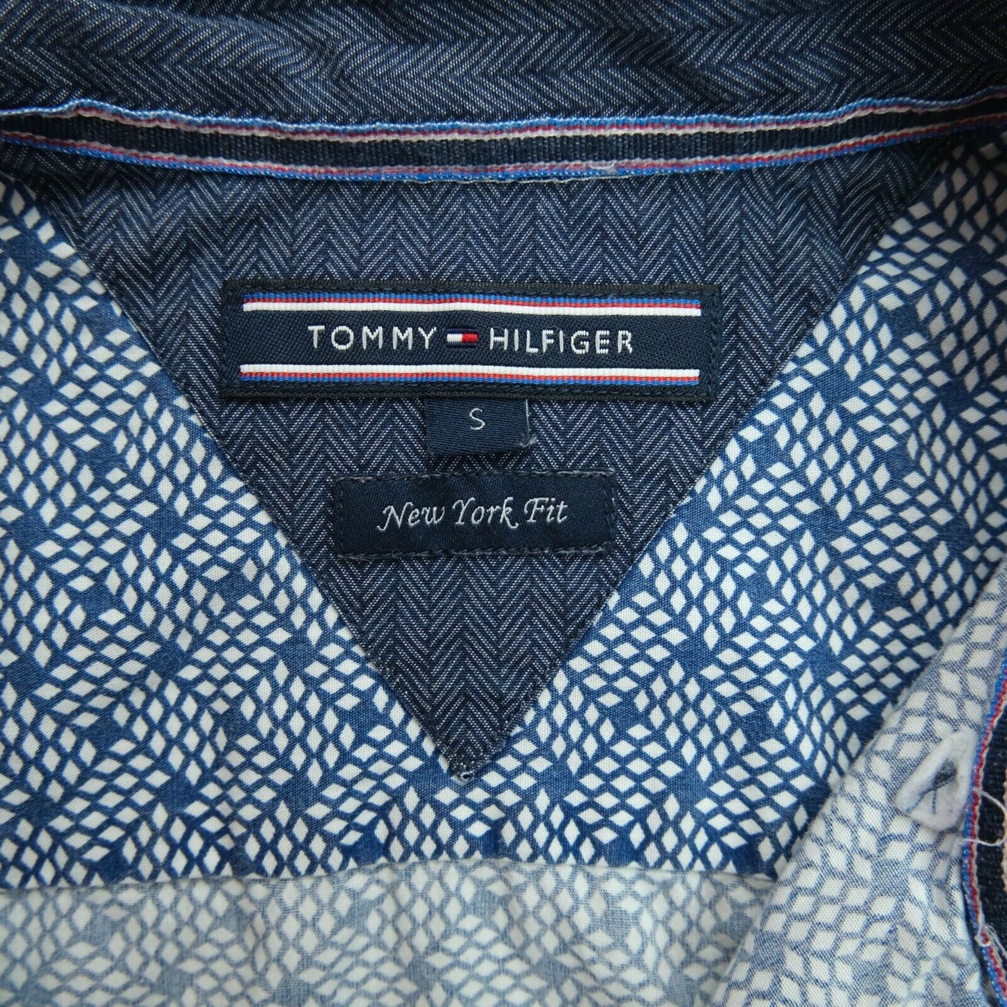 Tommy Hilfiger Blue New York Fit Shirt Size S